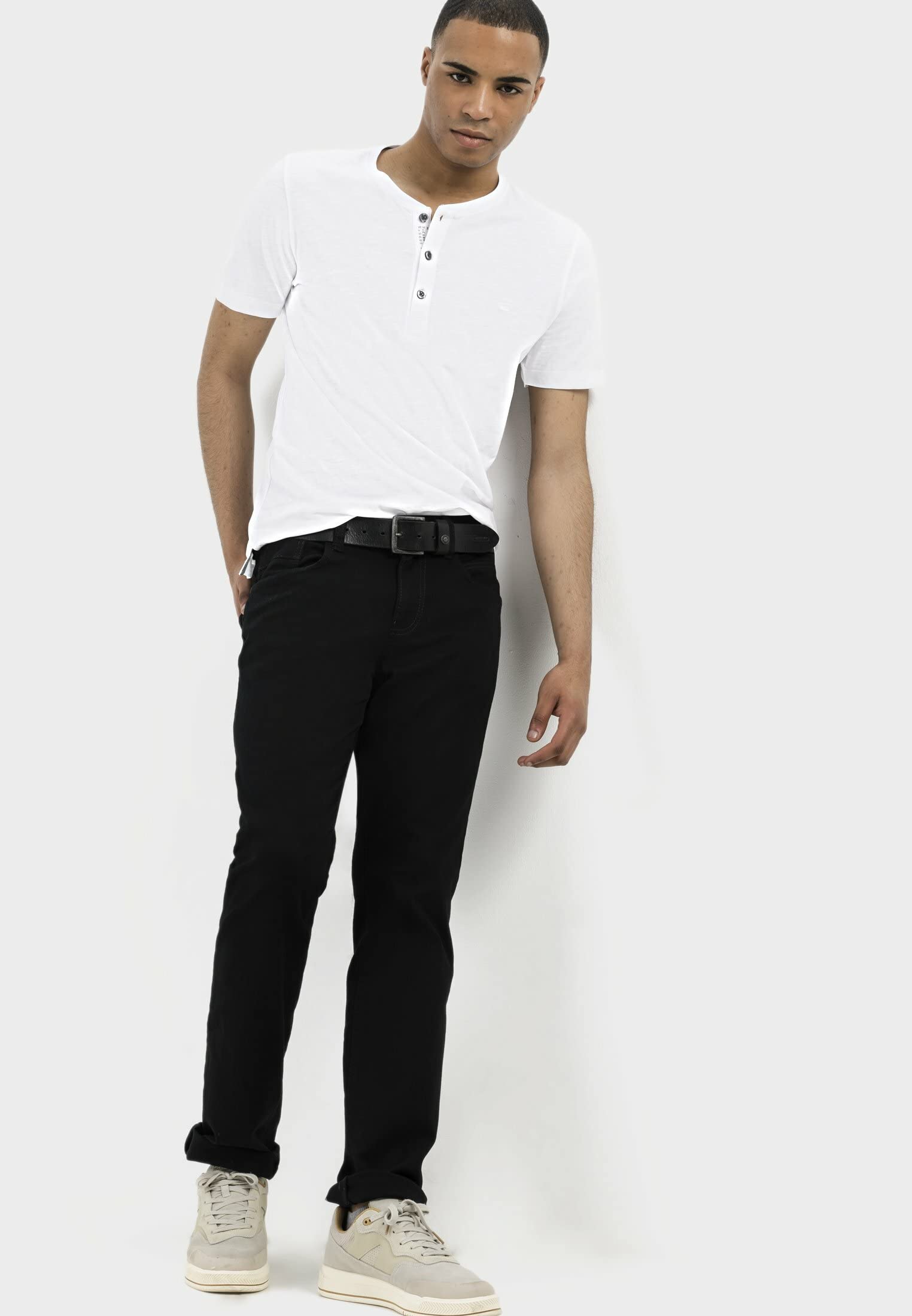 Camel Active Men's Straight Fit Denim Jeans - Classic Comfort for Casual Wear & Everyday Style