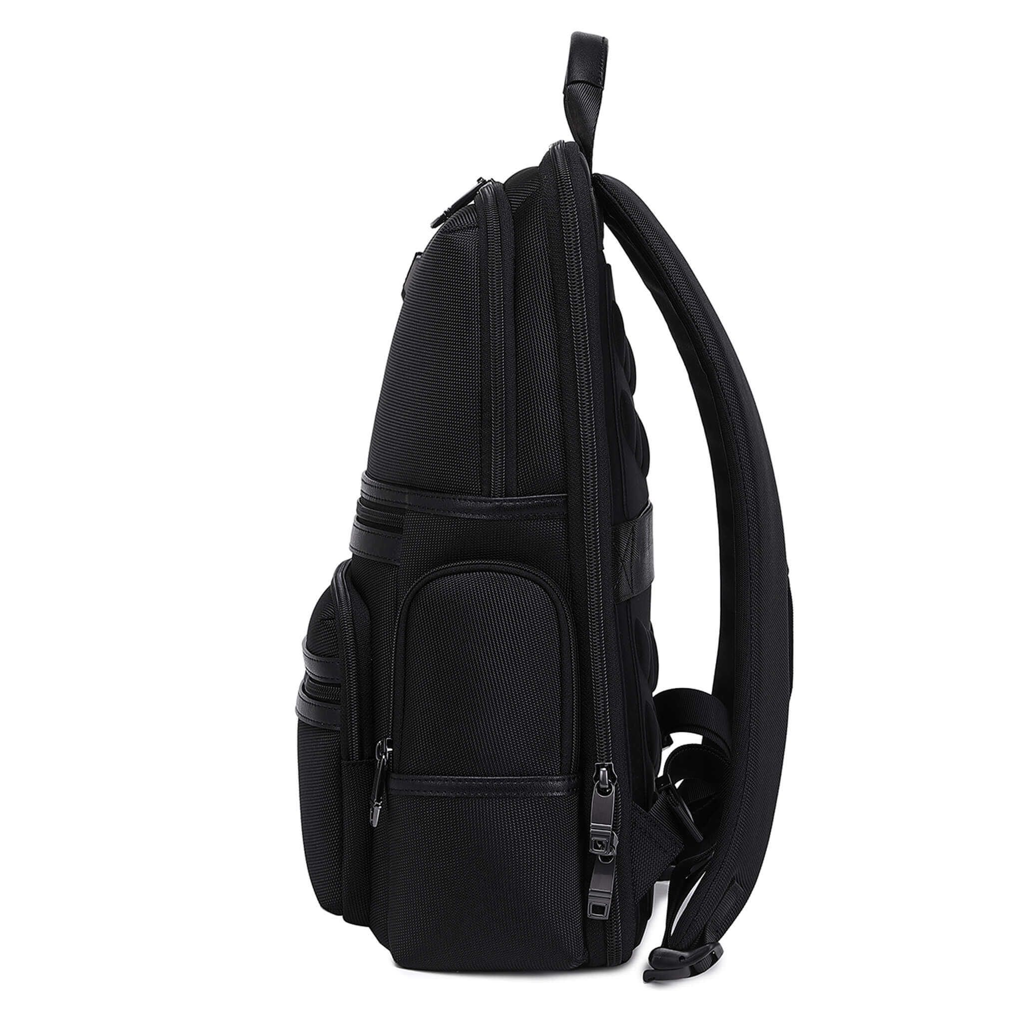 TPB004 Troop London Urban Slim Laptop Backpack - Waterproof 15.6 Inch Business Backpack for Men & Women, Lightweight College School Backpack with USB Charging Port - Perfect for Work, Travel & Daily Commute