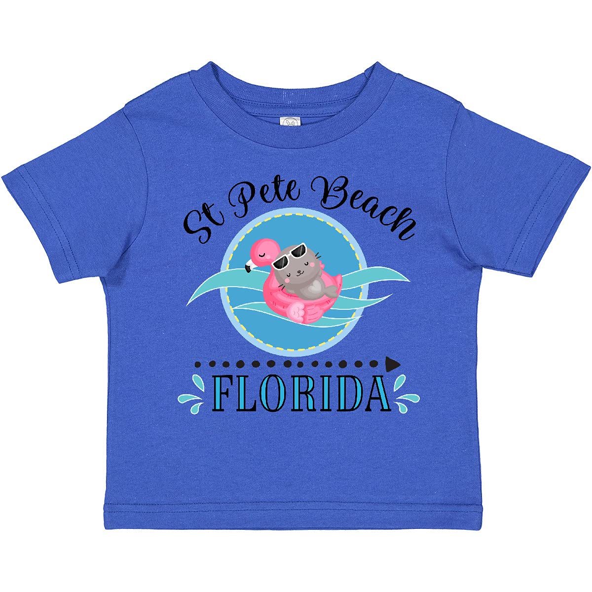 Inktastic St Pete Beach Florida Vacation Gift Toddler T-Shirt - Cute & Comfortable Toddler Tee for Beach Trips, Family Vacations & Florida Souvenirs