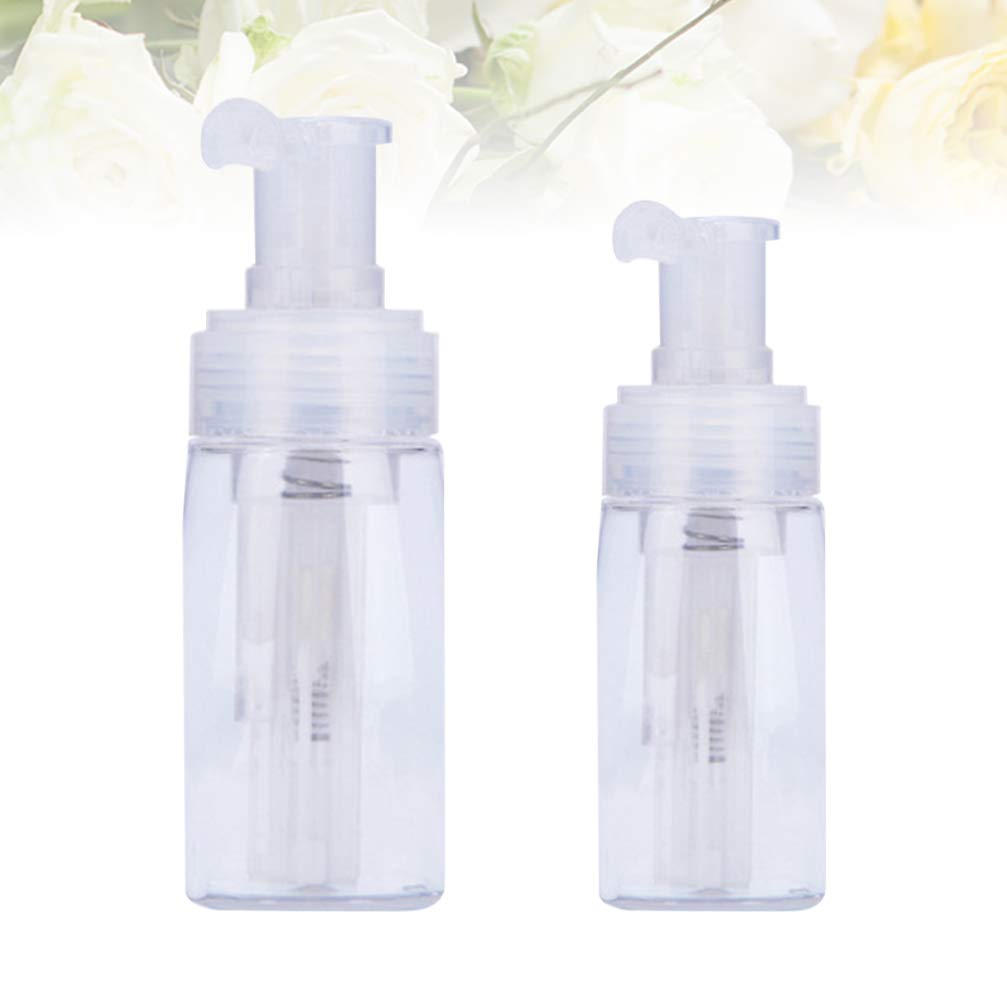 Beaupretty 2 Pack Travel Powder Spray Bottles - Refillable Puff Bottle for Makeup, Body Powder & Baby Powder | Portable Cosmetic Container for On-the-Go Touch Ups, Gym Bag & Travel Essentials