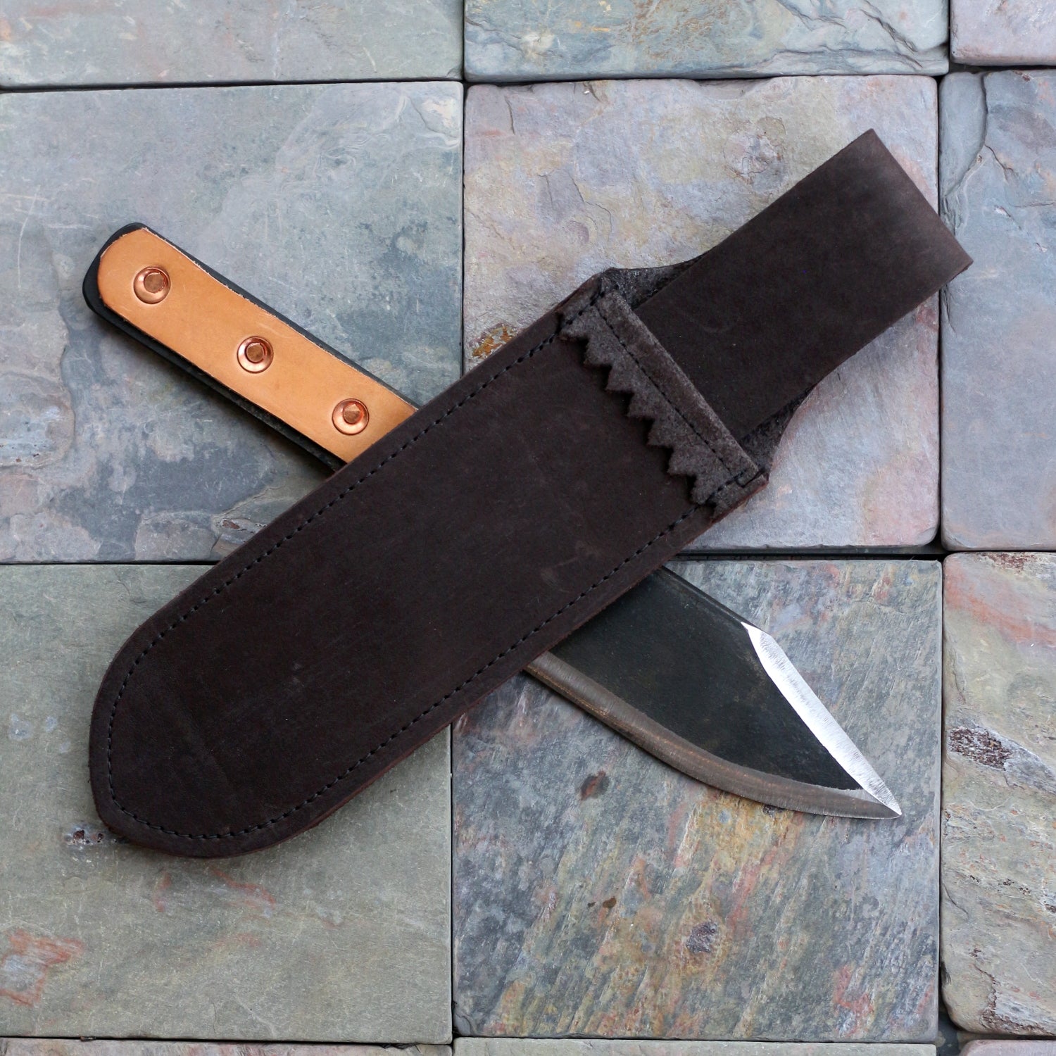 Premium Throwing Knife Sheath - Durable Leather Knife Holder for Tactical & Outdoor Use - Perfect for Hunting, Camping, and Survival Gear