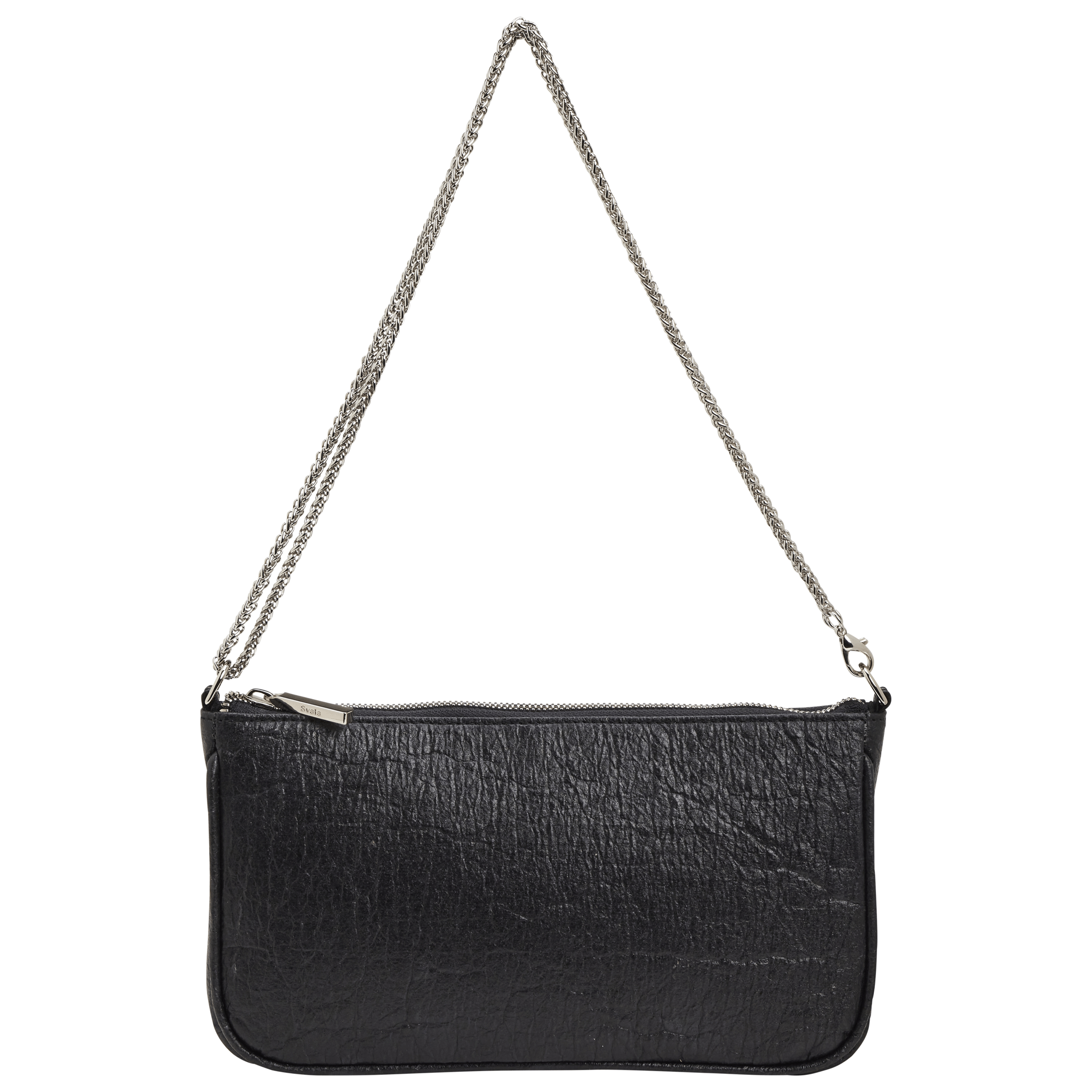 Gaia Piñatex® Vegan Leather Shoulder Bag for Women | Metallic Black | Eco-Friendly Fashion Accessory for Work, Travel & Everyday Use