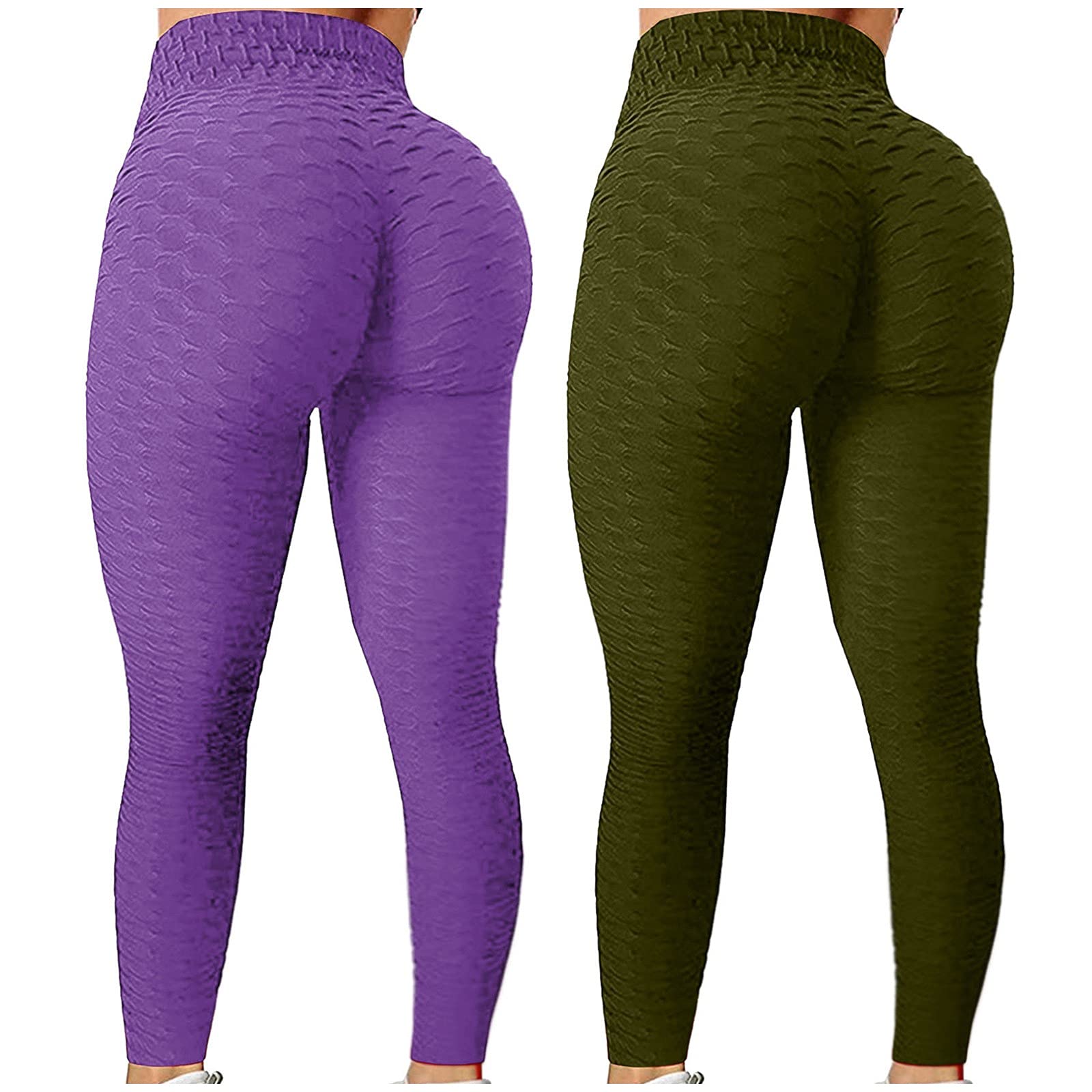 Smooto Women's High Waisted Butt Lifting Yoga Pants - TikTok Viral Gym Leggings for Workouts, Camouflage Print XXL - Perfect for Yoga, Running & Casual Wear