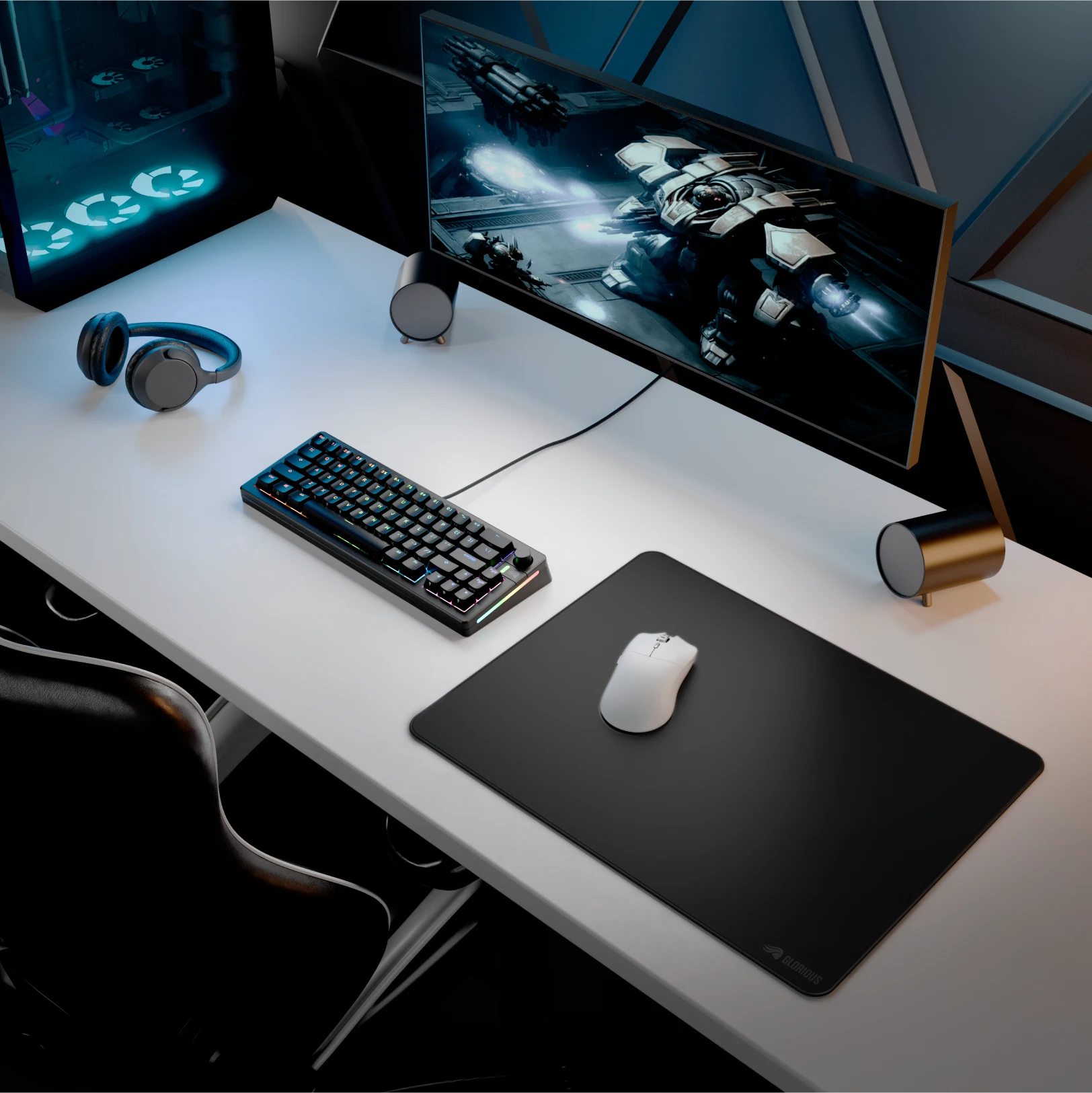 Premium GMP 2 Stitched Cloth Gaming Mouse Pad - Non-Slip Base, Smooth Surface for PC & Laptop - Perfect for Esports, Office Work & Home Gaming Setup
