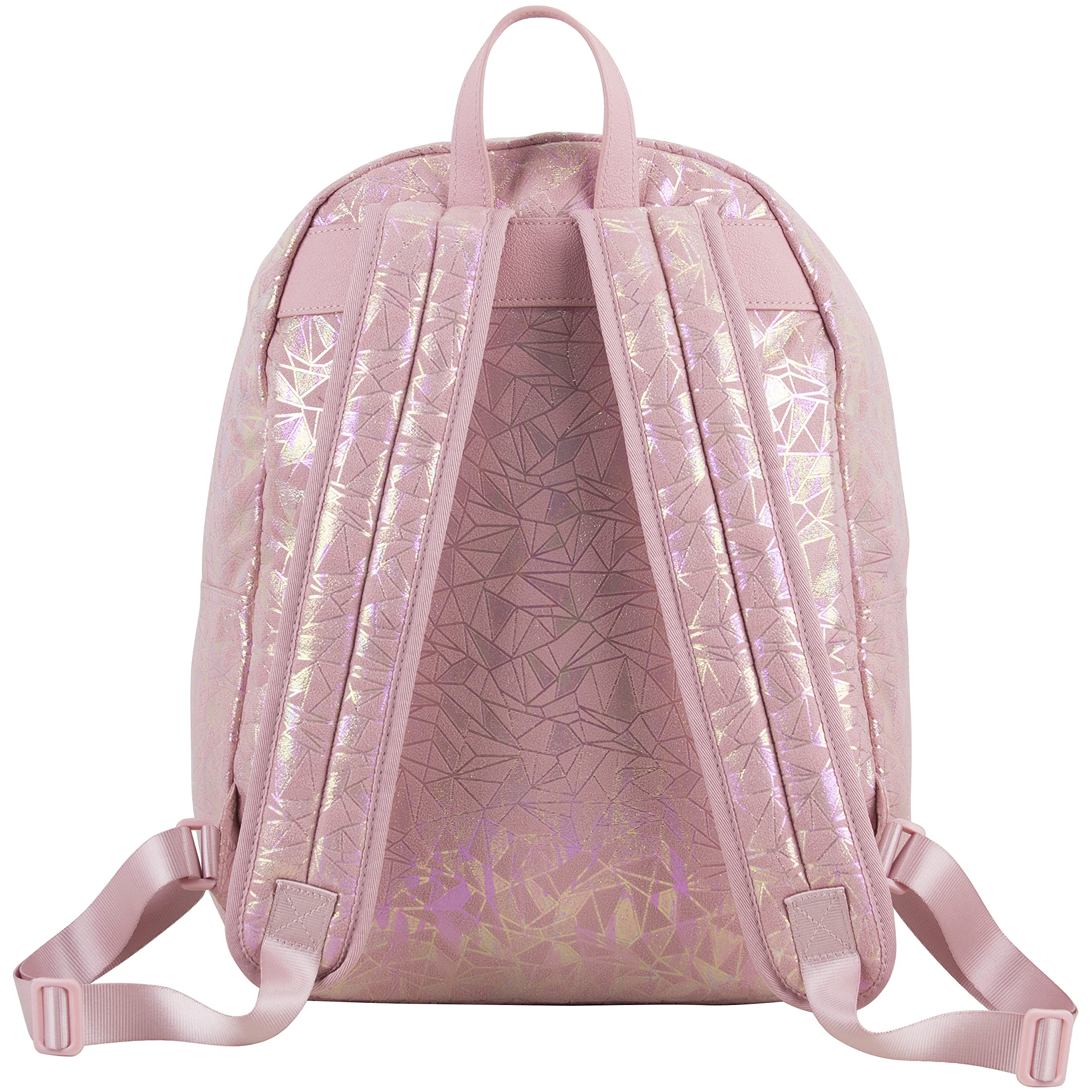 BODHI Township Backpack - Stylish Pink Geometric Design Laptop Backpack for Women & Men, Perfect for Travel, Work, School & Outdoor Adventures