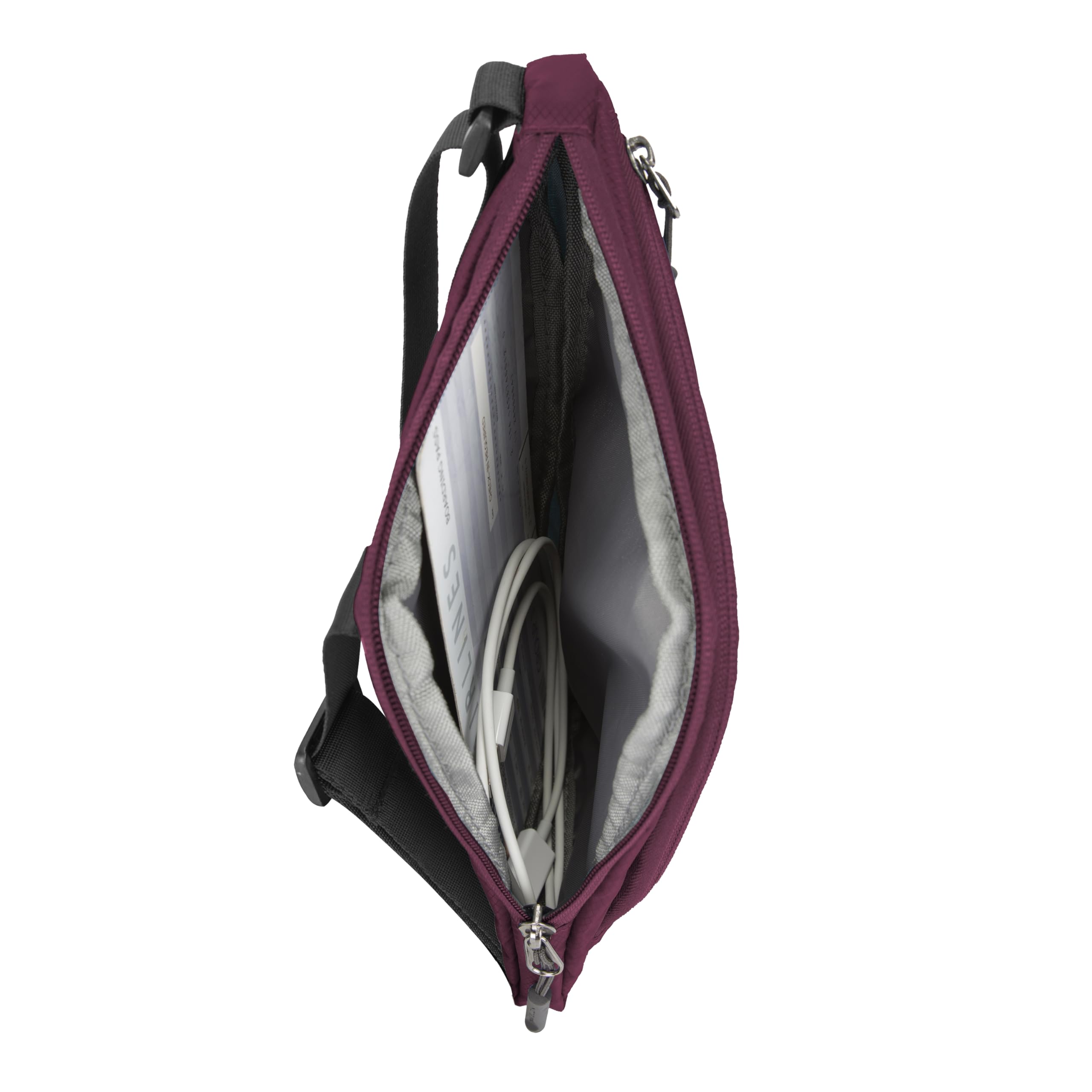 Travelon Anti-Theft Crossbody Bag for Women & Men – Lightweight Slim Travel Purse with RFID Blocking – Perfect for Airports, Sightseeing & Daily Commute