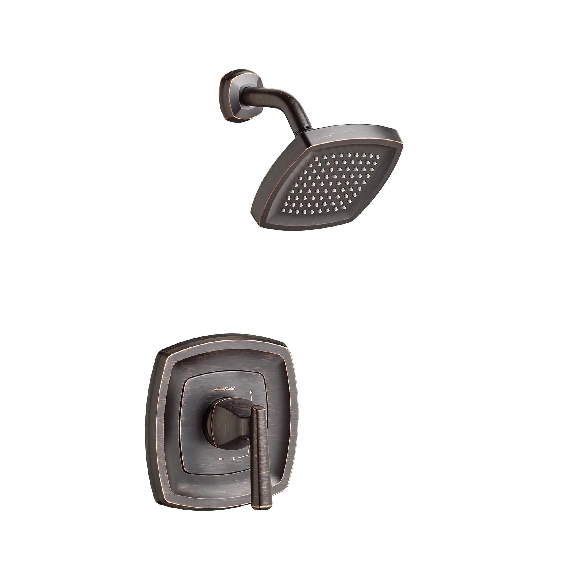 Edgemere® 2.5 GPM/9.5 LPM Shower Trim Kit with Showerhead - Double Ceramic Pressure Balance Cartridge & Lever Handle - Perfect for Bathroom Renovation & Modern Home Upgrades