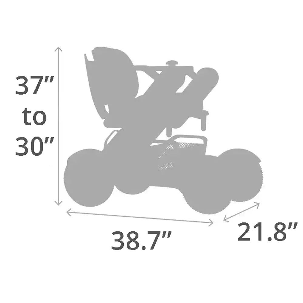 Whill Model C2 Power Wheelchair - Lightweight, Foldable Electric Mobility Scooter for Adults & Seniors - Indoor & Outdoor Use for Shopping, Travel & Daily Activities