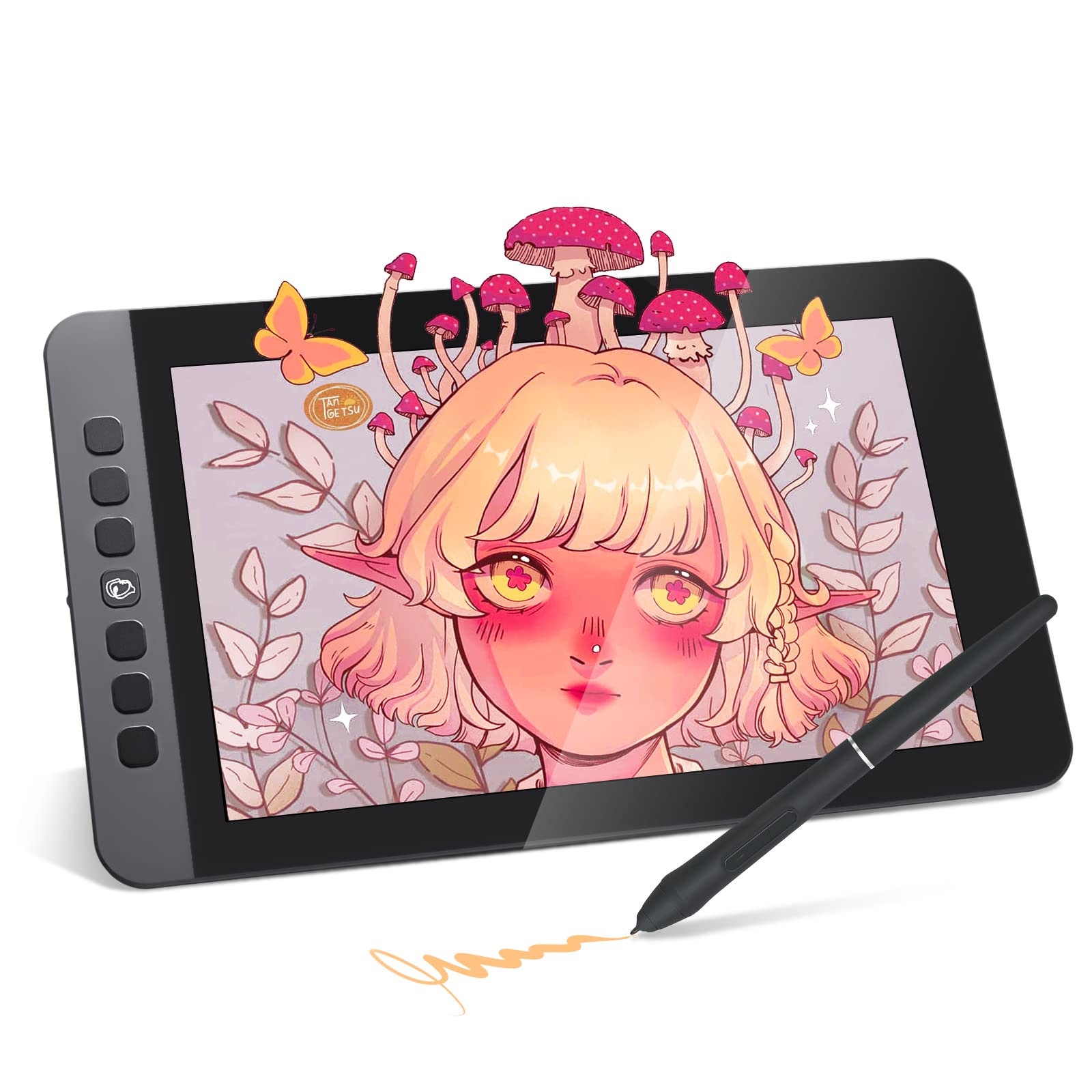 Parblo Coast 10 Pro 11.6 Inch Drawing Tablet with Screen - 8192 Pressure Levels & Tilt Support Graphic Monitor for Digital Art, Design, Illustration | Perfect for Artists, Designers & Creatives Working from Home or Studio