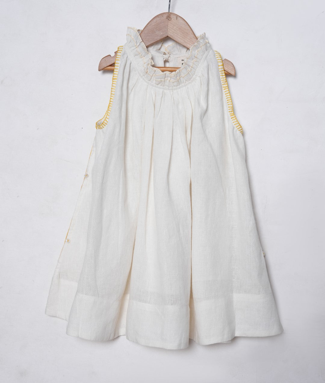 The Block Lab Lagoon White Dress - Elegant Summer Beach Dress for Women, Perfect for Vacations, Weddings & Outdoor Parties