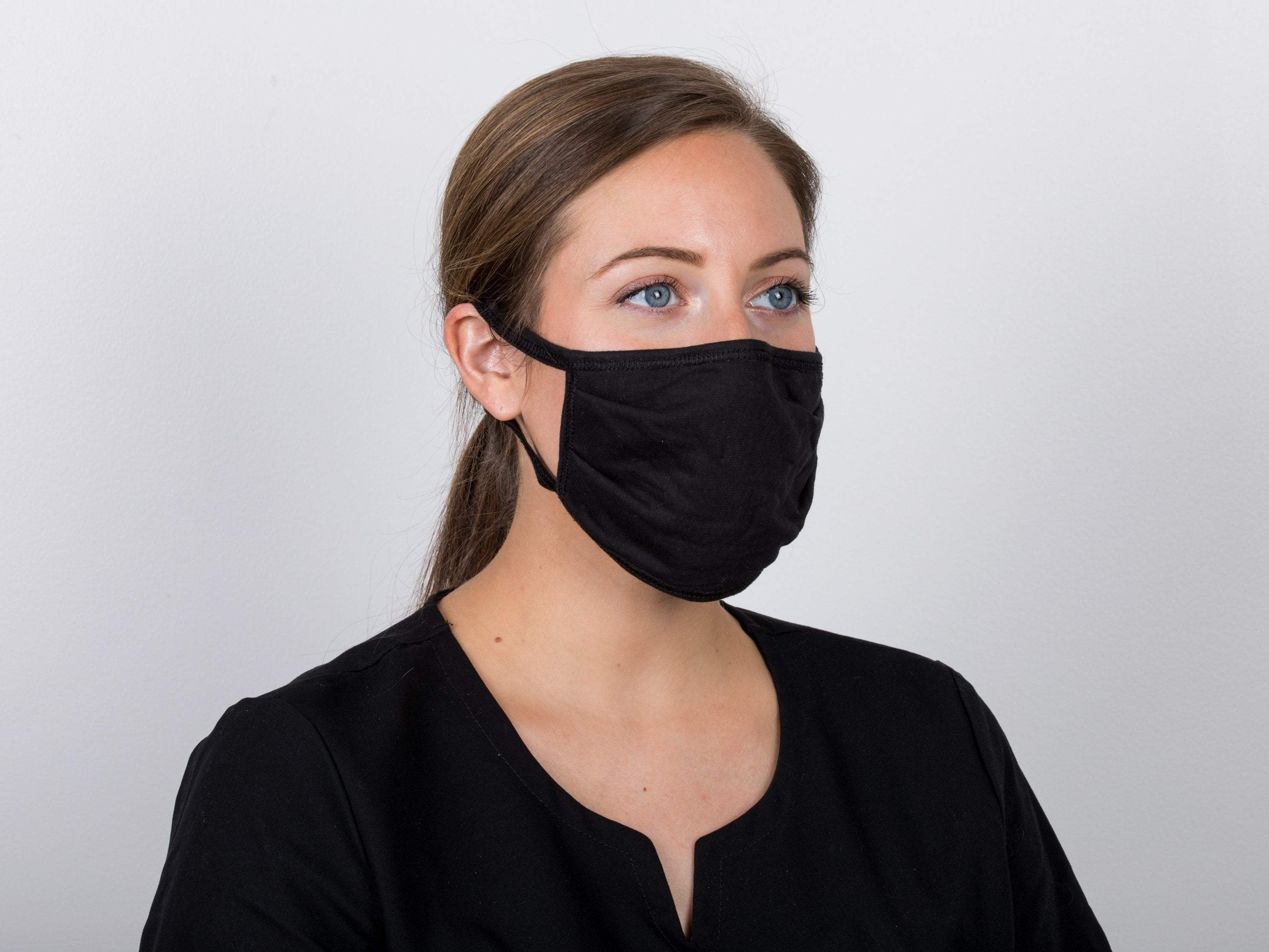 50 Pack 100% Cotton 3-Ply Adjustable Face Masks - Breathable, Comfortable & Reusable for Daily Protection, Travel, Work & Outdoor Activities