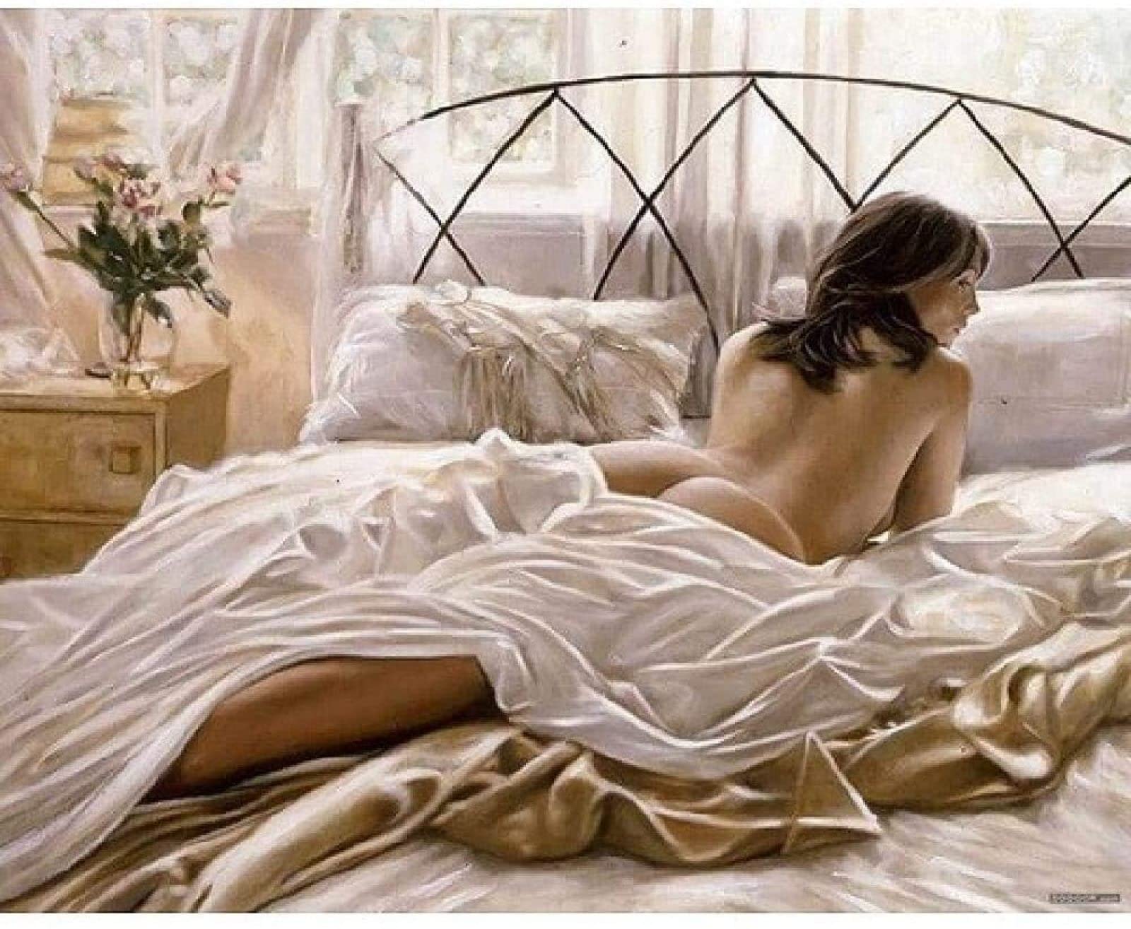 5000 Piece Jigsaw Puzzle for Adults - Classic 3D Wooden Puzzle with Back Beauty Design (181x105cm) - DIY Home Decor & Bedroom Wall Art for Relaxation & Stress Relief