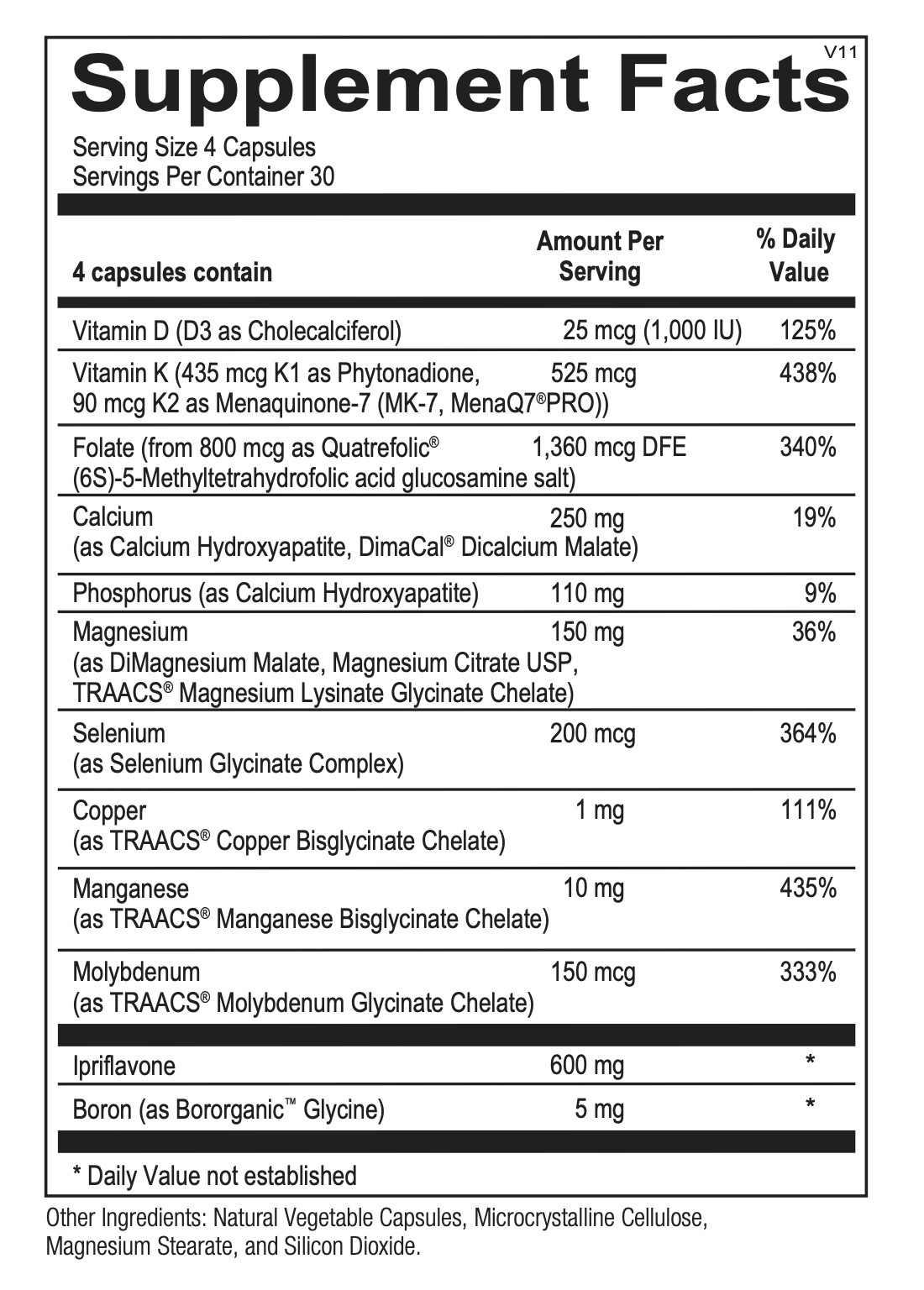 Osteoprev Bone Health Supplement - 120 Capsules | Supports Joint & Bone Strength | Ideal for Active Adults & Seniors