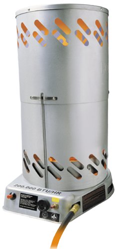 Mr. Heater MH200CV 200,000 BTU Propane Convection Heater - Portable Outdoor Workshop Heater for Garages, Job Sites & Construction Areas