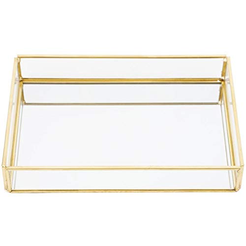 Vintage Makeup Storage Box - Medium Rectangular Cosmetic Organizer for Makeup Brushes, Lipsticks & Skincare | Perfect for Bedroom, Vanity, Travel & Salon Use