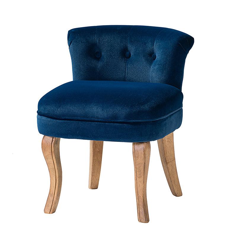 Moises Velvet Vanity Stool with Optional Types - Elegant Makeup Stool for Dressing Table, Bedroom & Bathroom
