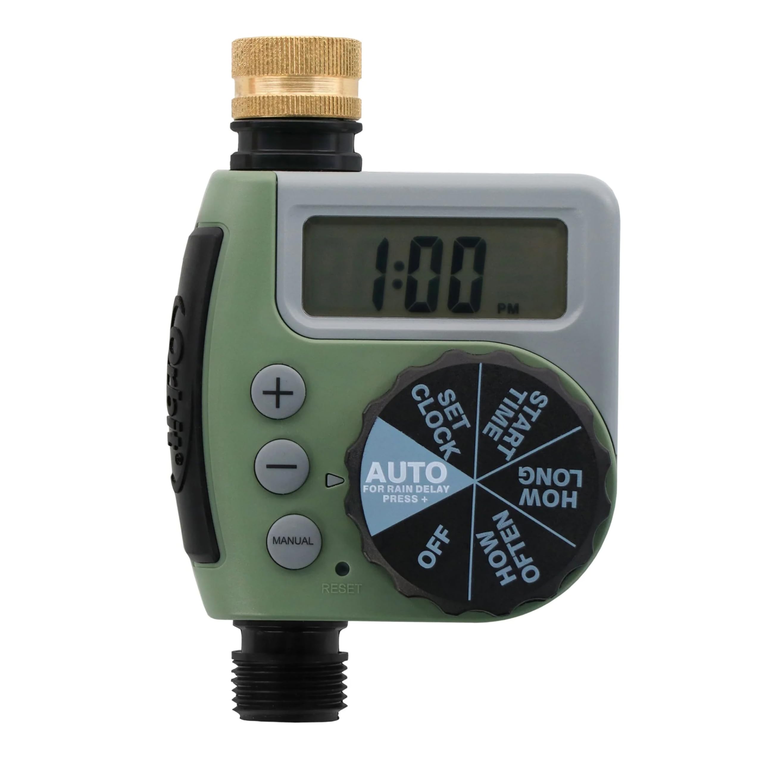 Orbit 62056 Single Outlet Hose Faucet Timer - Automatic Water Timer for Garden, Lawn, and Sprinkler System - Easy-to-Use Dial Irrigation Controller for Outdoor Watering