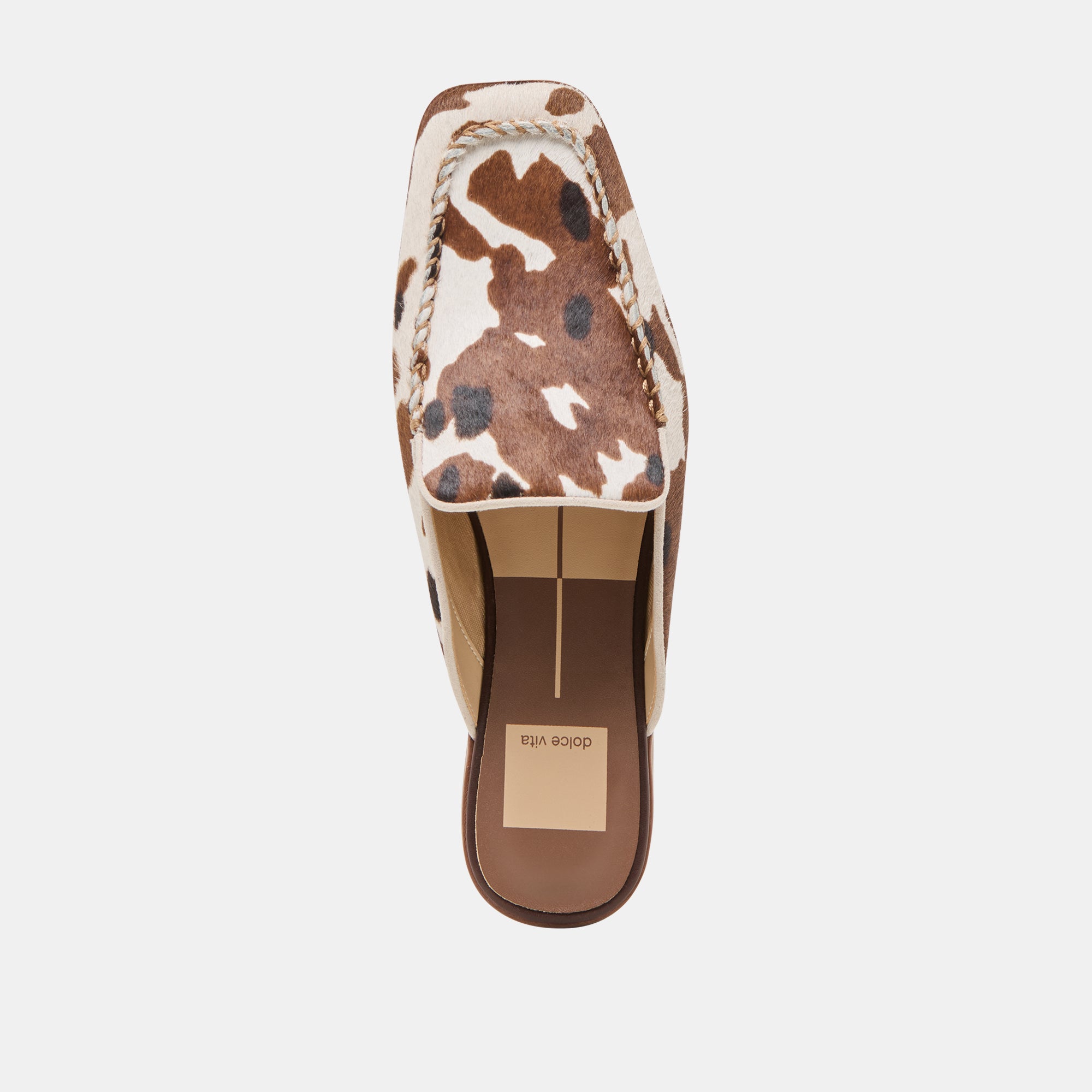 BRADLY FLATS COCOA TAURUS CALF HAIR - Stylish Women's Loafers for Office, Casual & Everyday Wear