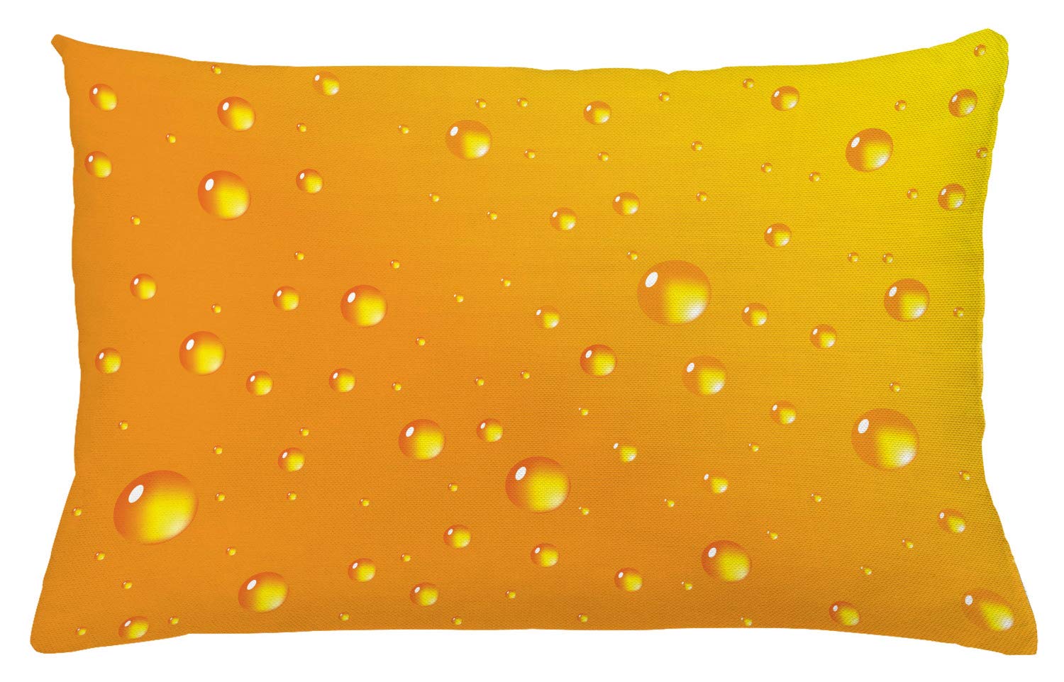 Abstract Water Rain Drops Throw Pillow Cover - Vibrant Pastel Bubble Design Soft Decorative Cushion Case 26x16 Inches - Perfect for Living Room Sofa, Bedroom Decor & Cozy Home Accents