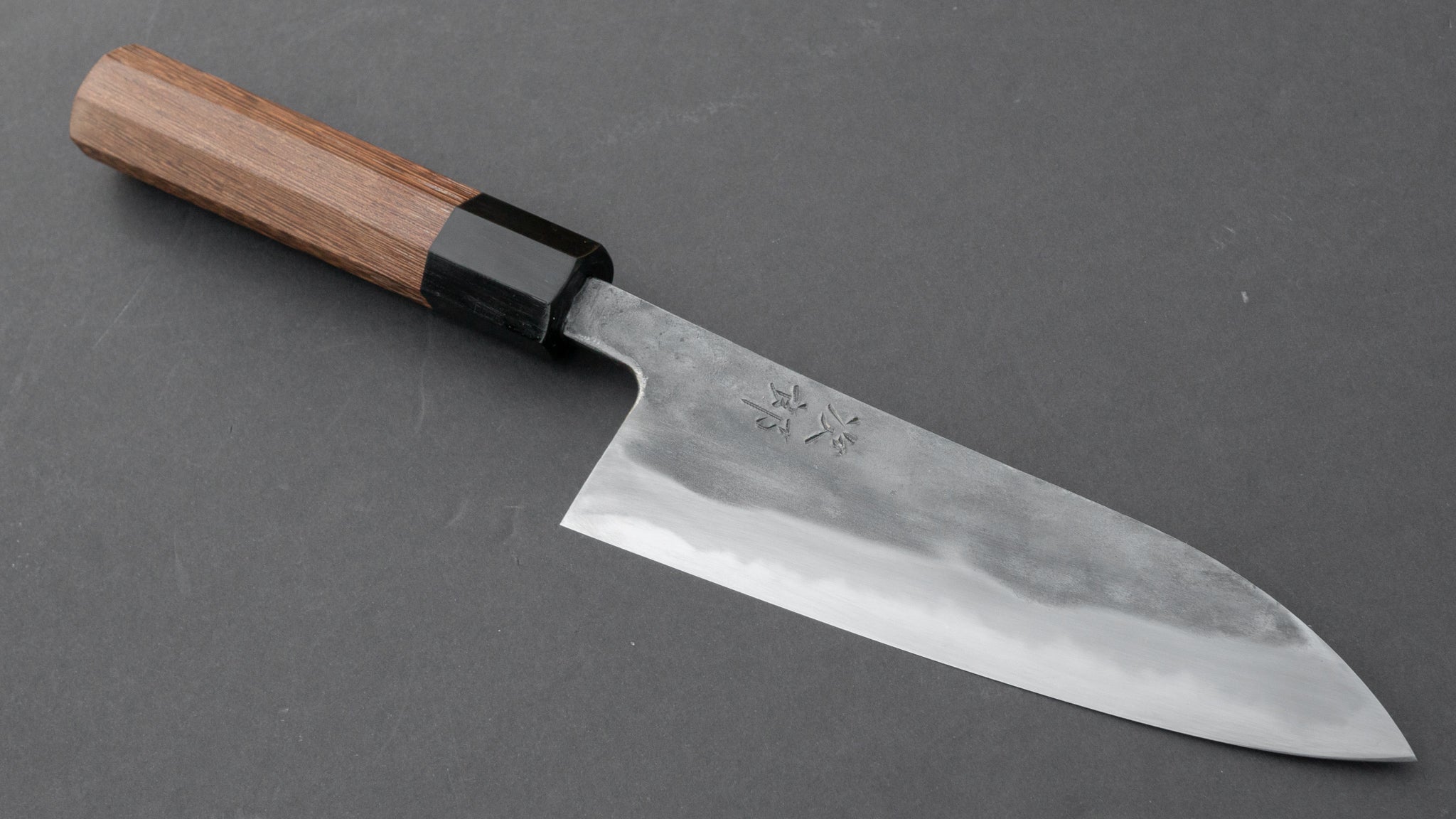 Premium Jiro Tsuchime Wa Santoku 165mm Japanese Chef Knife with Taihei Tagayasan Handle - Perfect for Slicing, Dicing & Precision Vegetable Cutting in Professional Kitchens & Home Cooking