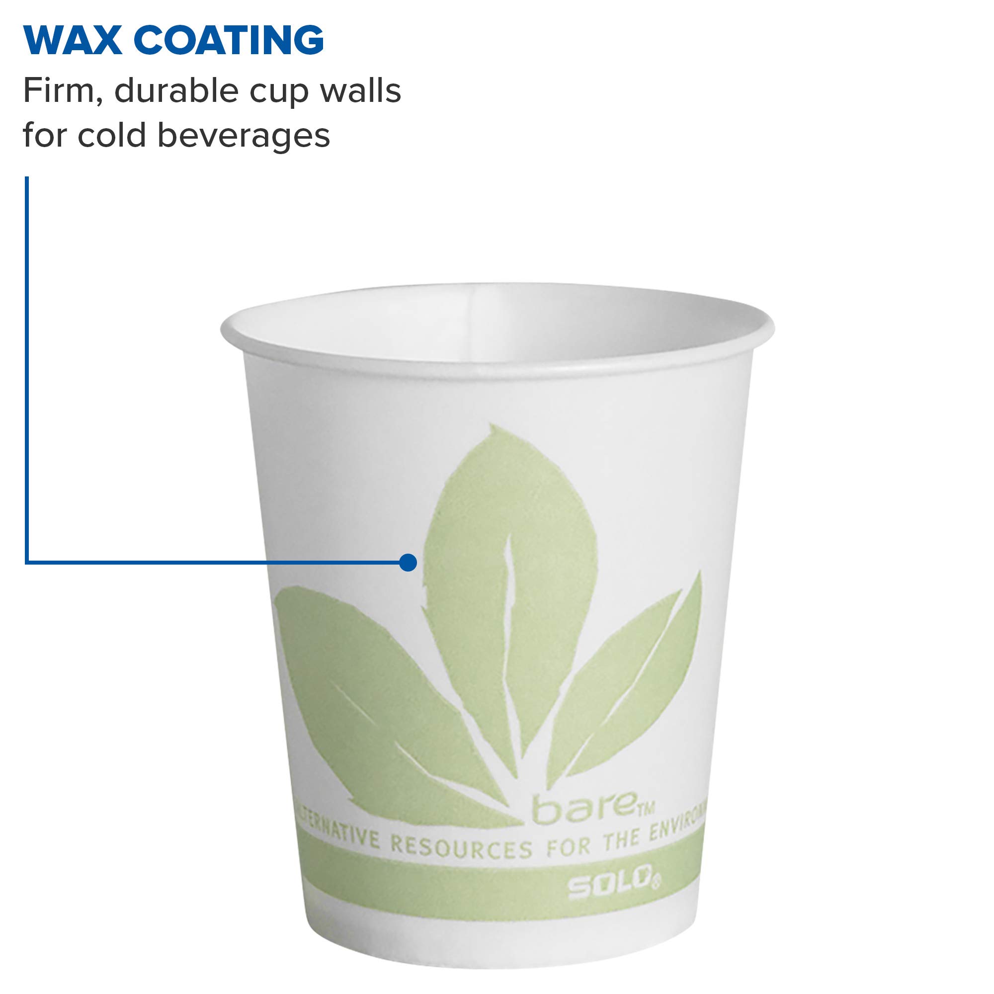 SOLO R53BB-JD110 5 oz. Disposable Water Cups - 2.5