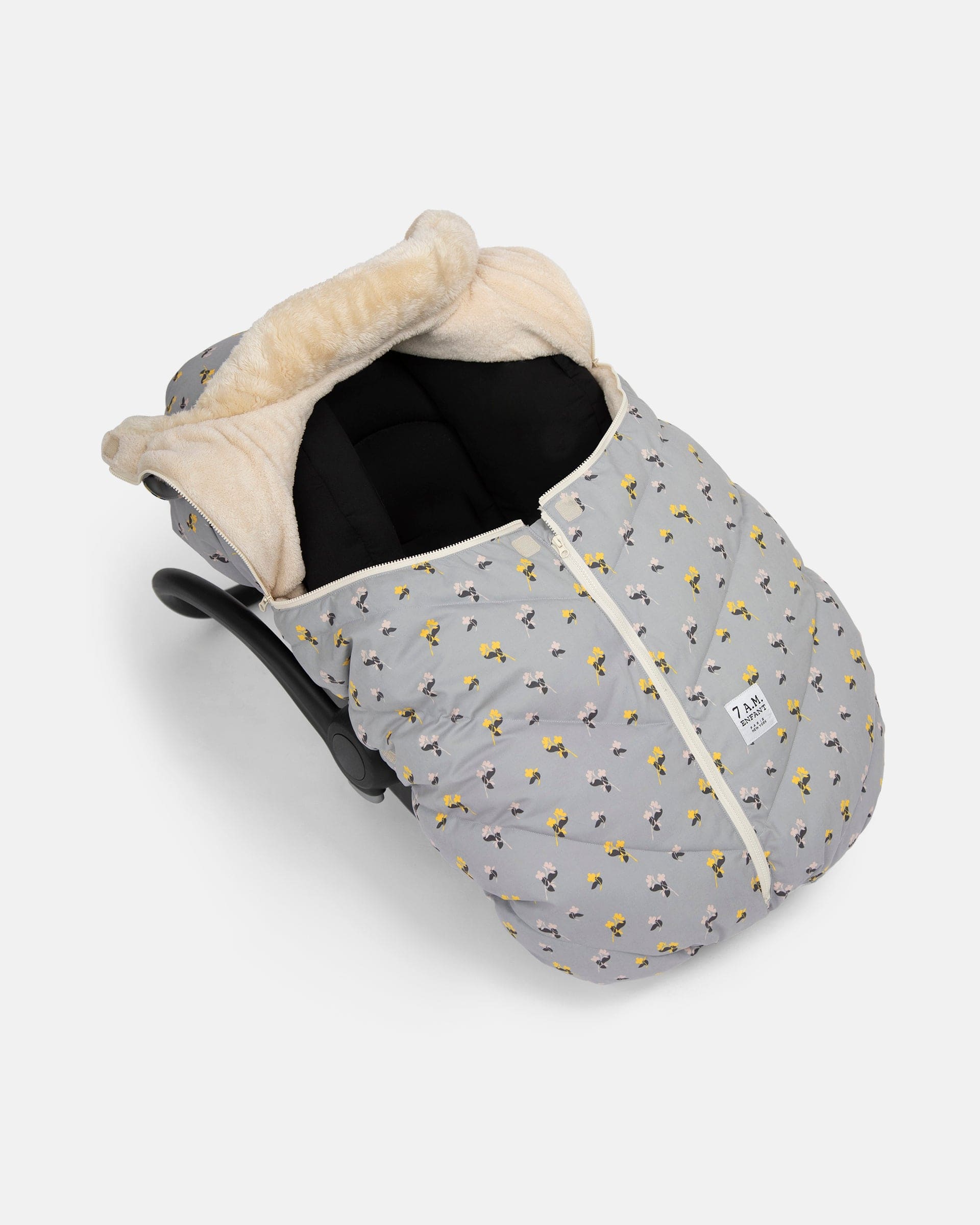7AM Enfant Baby Car Seat Cocoon for Infants 0-12 Months - Soft & Warm Winter Car Seat Cover for Safe & Cozy Travel