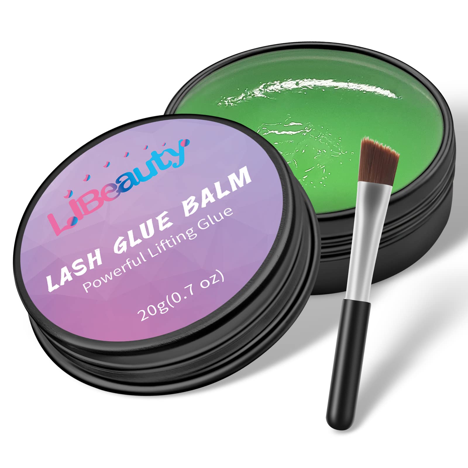 Libeauty Professional Eyelash Glue - 20g Strong Hold Lash Lift & Brow Glue - Fast Drying, Long Lasting Adhesive with Grape Scent - Perfect for Lash Extensions & Natural Lashes - Great for Salon Use & DIY Beauty at Home