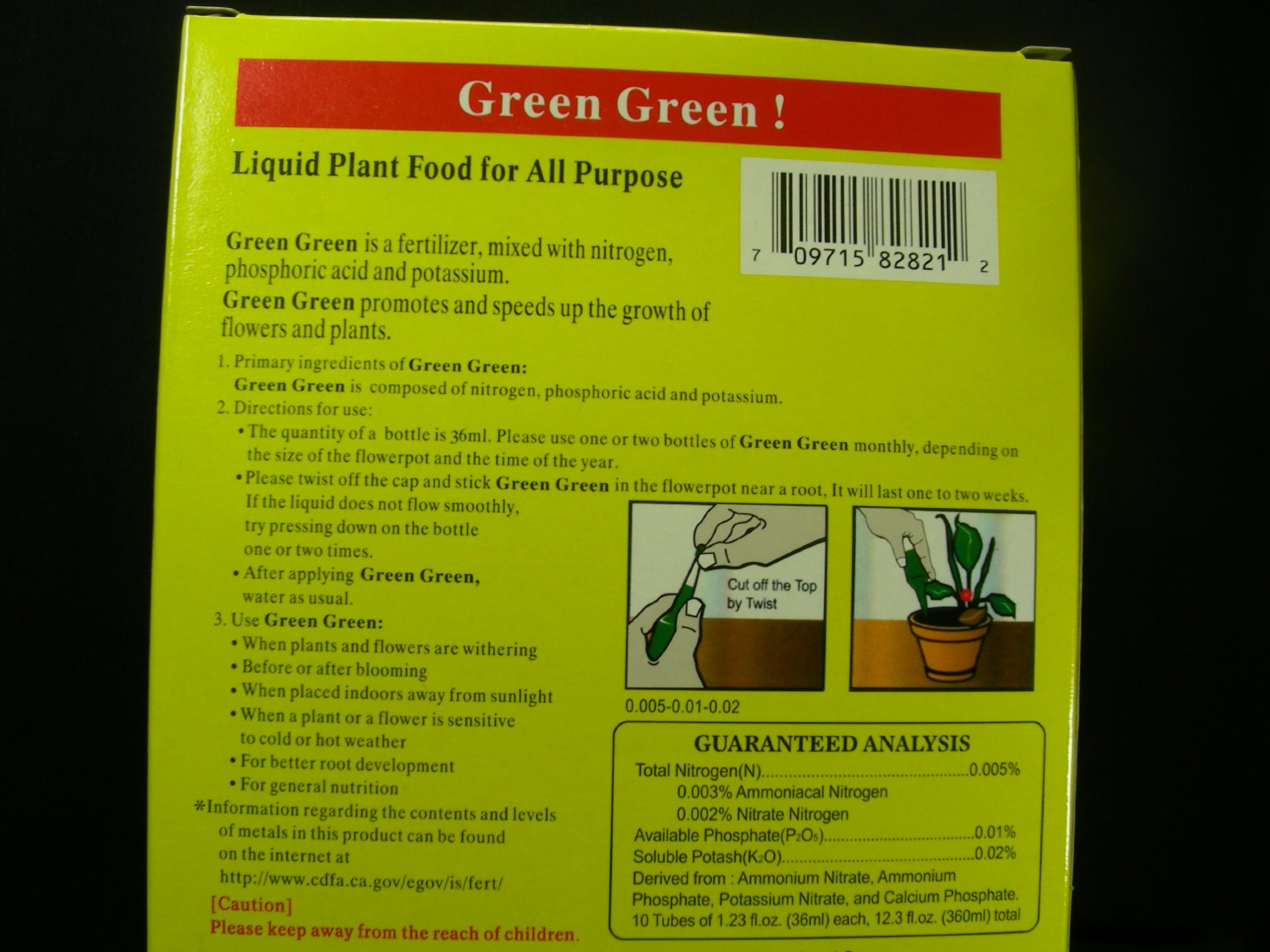 Jmbamboo Premium Lucky Bamboo Fertilizer - 300 Bottles of Organic Green Plant Food for Healthy Growth | Perfect for Home, Office & Indoor Plants