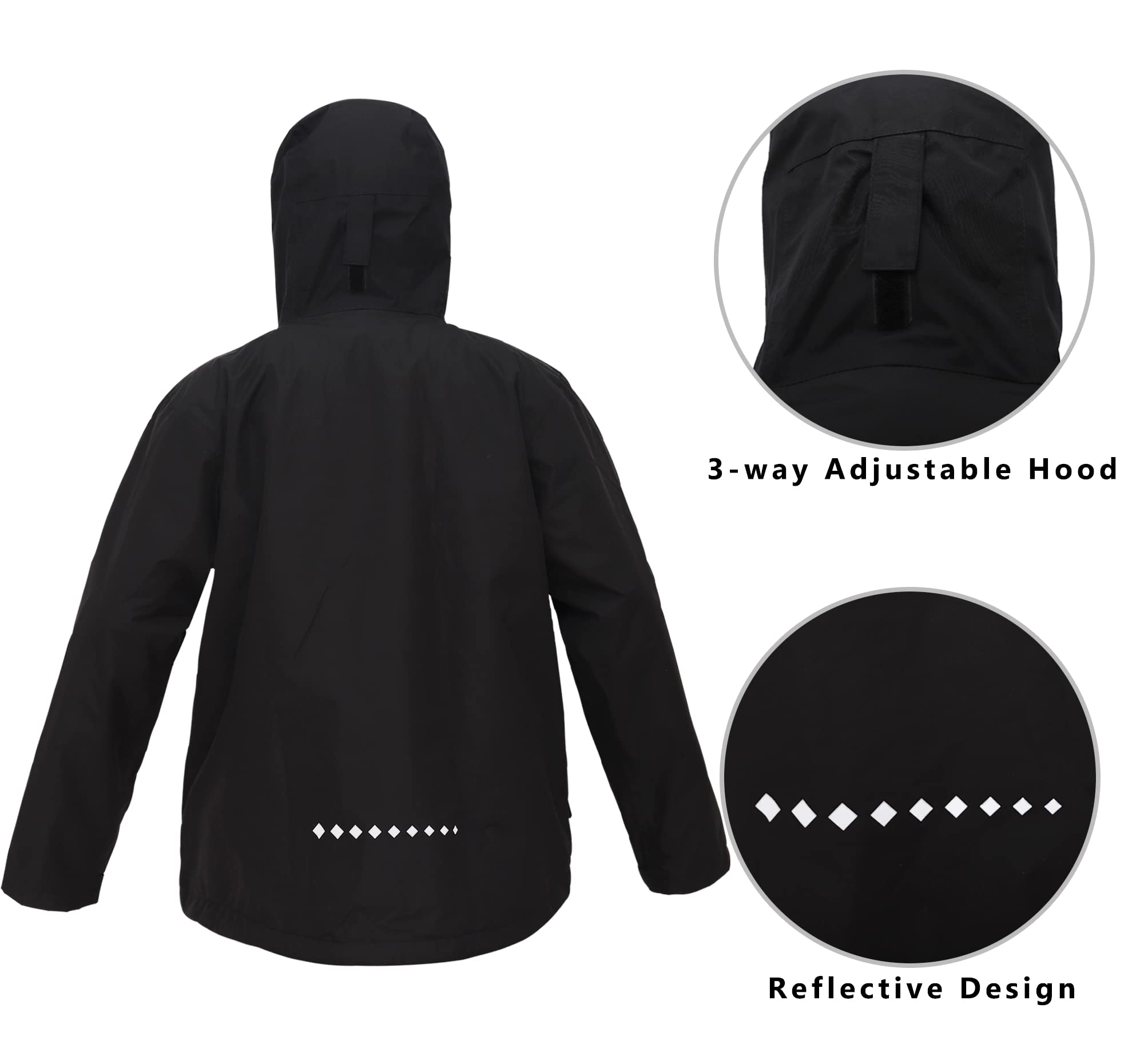 Waterproof Rain Suits for Men & Women - Heavy Duty Rain Gear Jacket with Bib Pants for Fishing, Sailing & Outdoor Work | All-Weather Protection for Hiking, Camping & Stormy Conditions