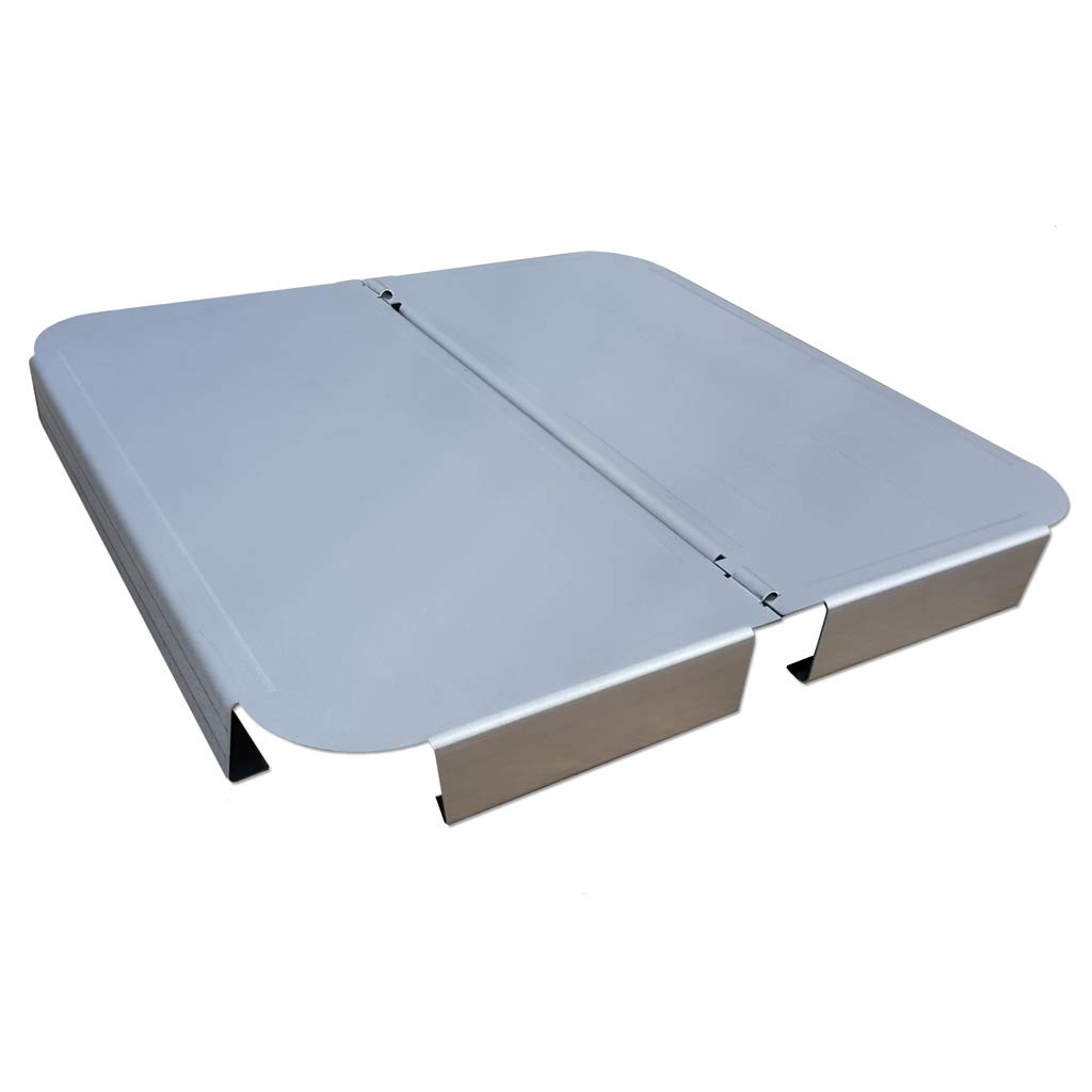 Fireproof Metal Heat Shield & Fire Pit Base Pad - Deck Defender & Grass Guard for Outdoor Use - Heat Resistant Protector for Patio, Deck & Lawn - Perfect for Backyard Bonfires, Camping & Outdoor Gatherings