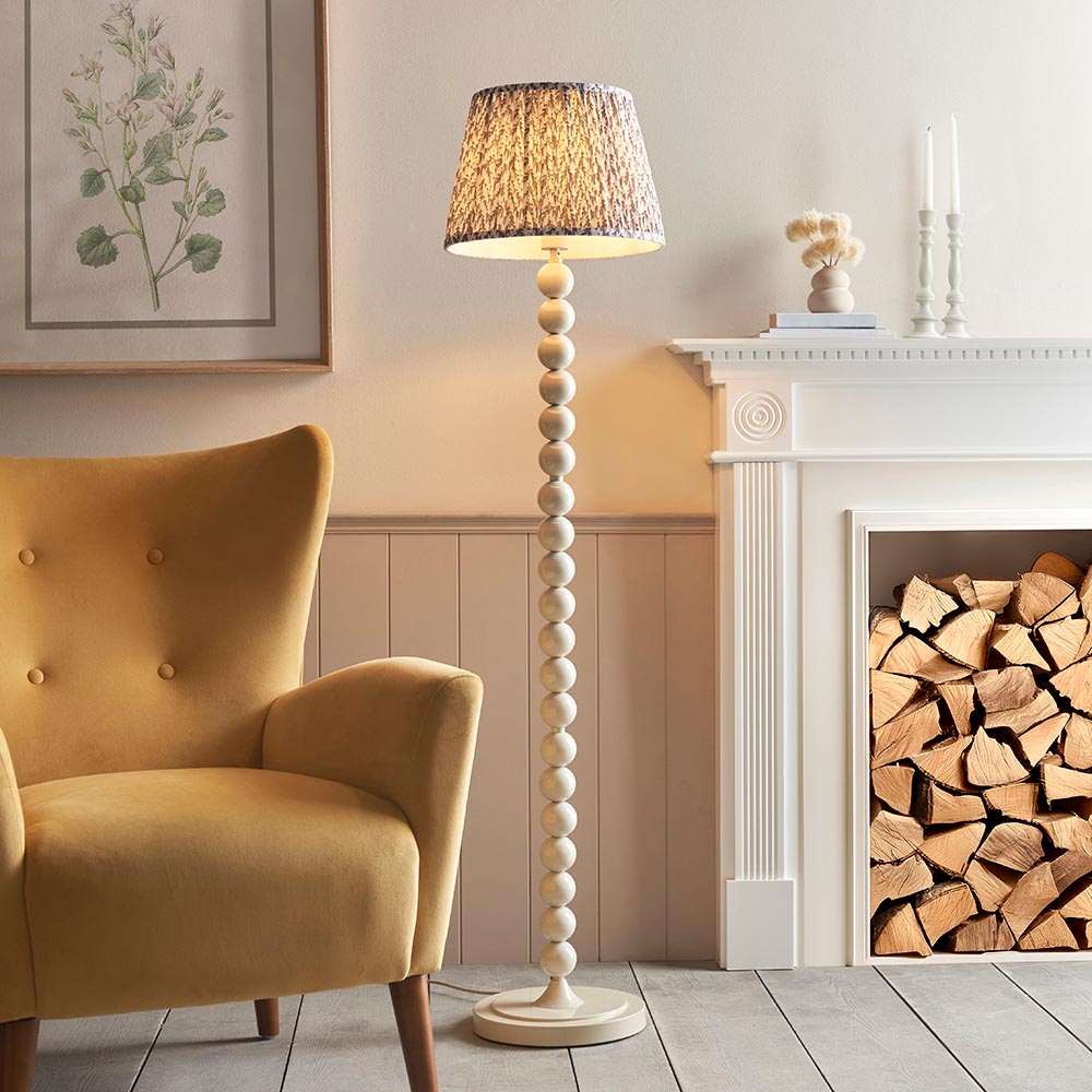 Auralis Leaf Floor Lamp with E27 Socket - Modern Adjustable Standing Light for Living Room, Bedroom & Office - Multiple Finishes Available