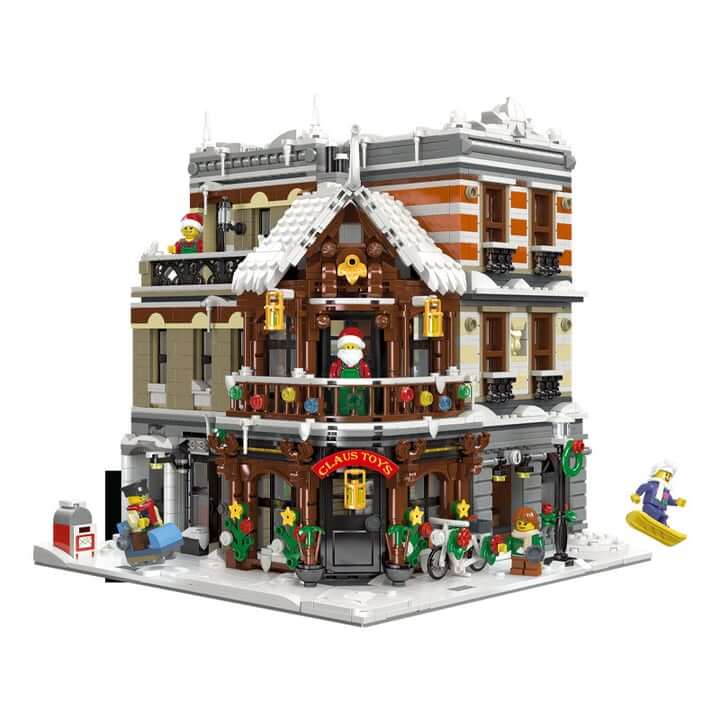 JIE STAR 89143 Santa Claus Building Toy Set - 2955pcs Christmas Themed Blocks for Kids & Adults | Perfect for Holiday Gifts, Family Bonding & Creative Play