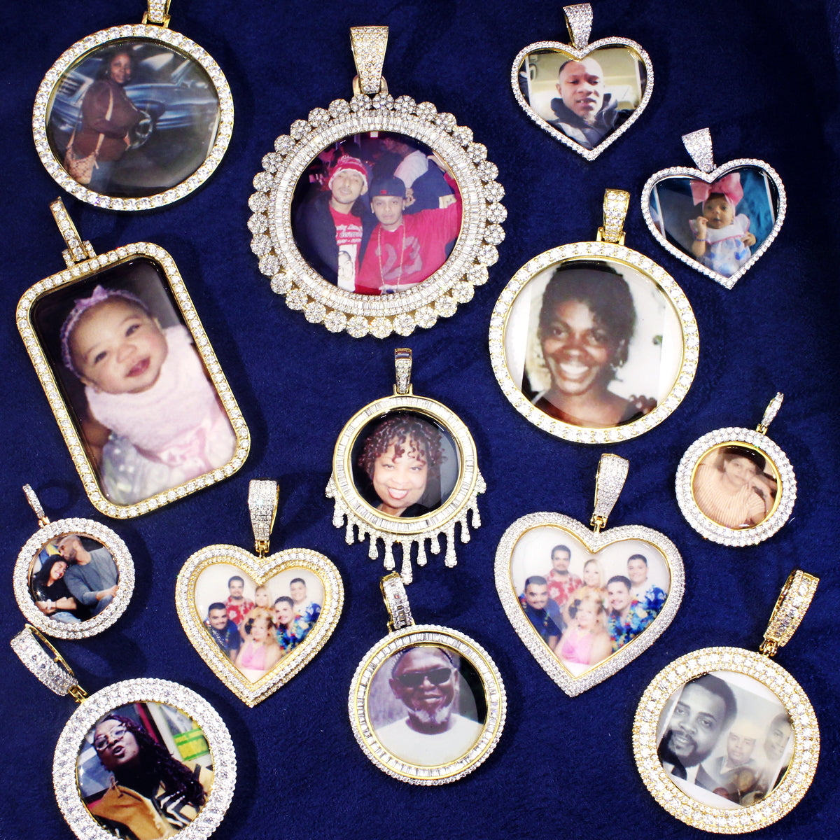Elegant Silver Heart Baguette Picture Locket Pendant Necklace - Perfect for Anniversary Gifts, Valentine's Day & Special Occasions