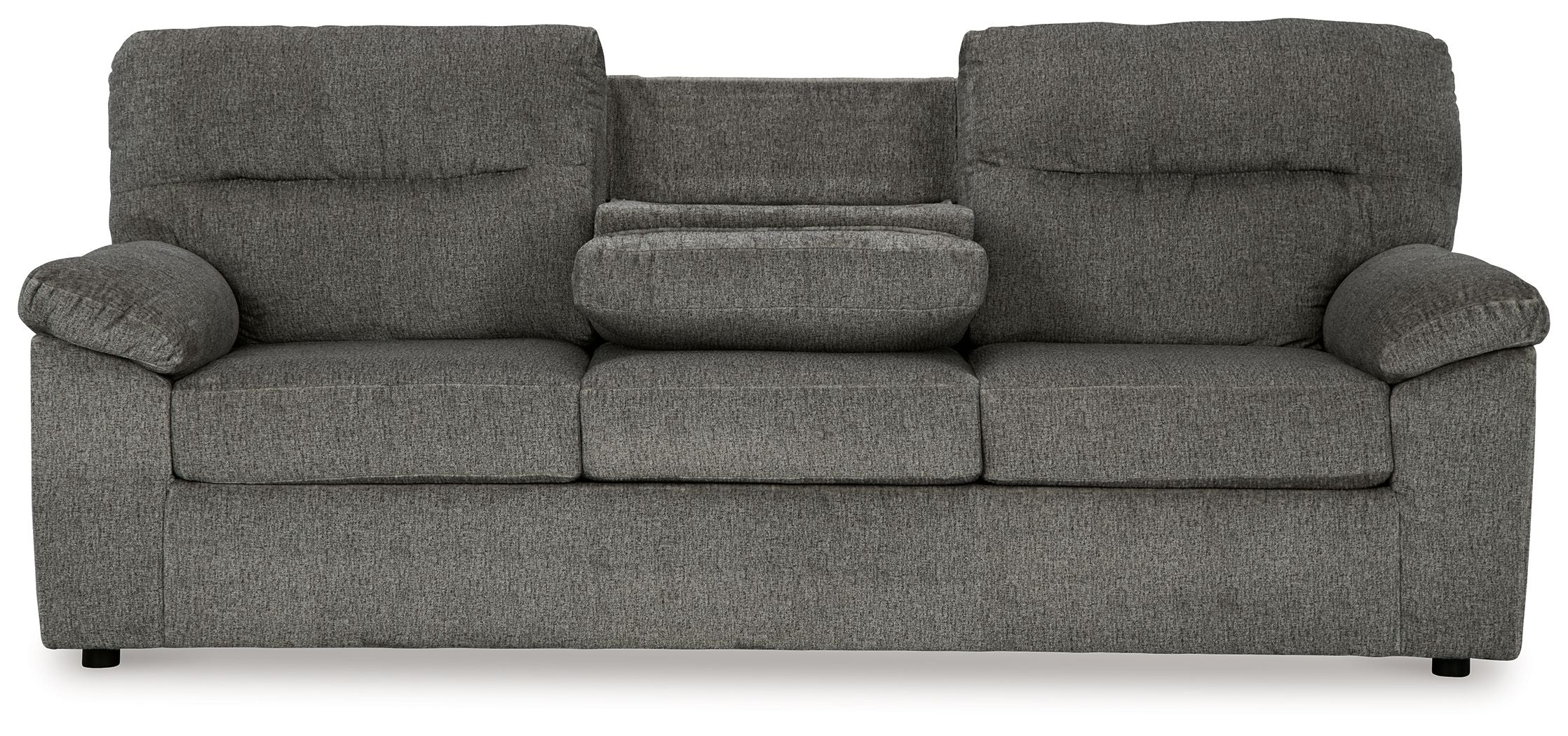 Bindura Mineral Sofa with Drop Down Table - Modern Convertible Sectional Couch for Living Room, Lounge & Small Spaces