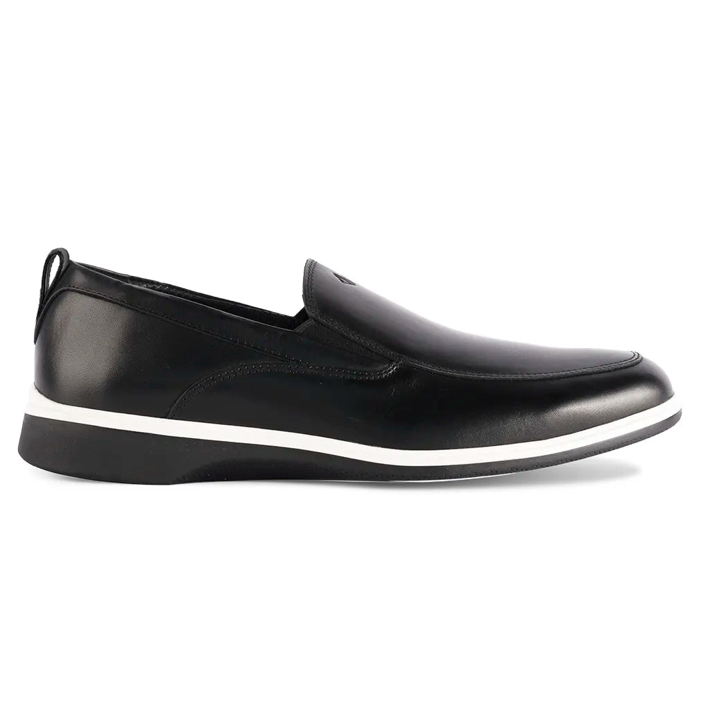 Slip On Sneakers for Men & Women - Comfortable Onyx Black Casual Shoes for Walking, Running & Daily Wear