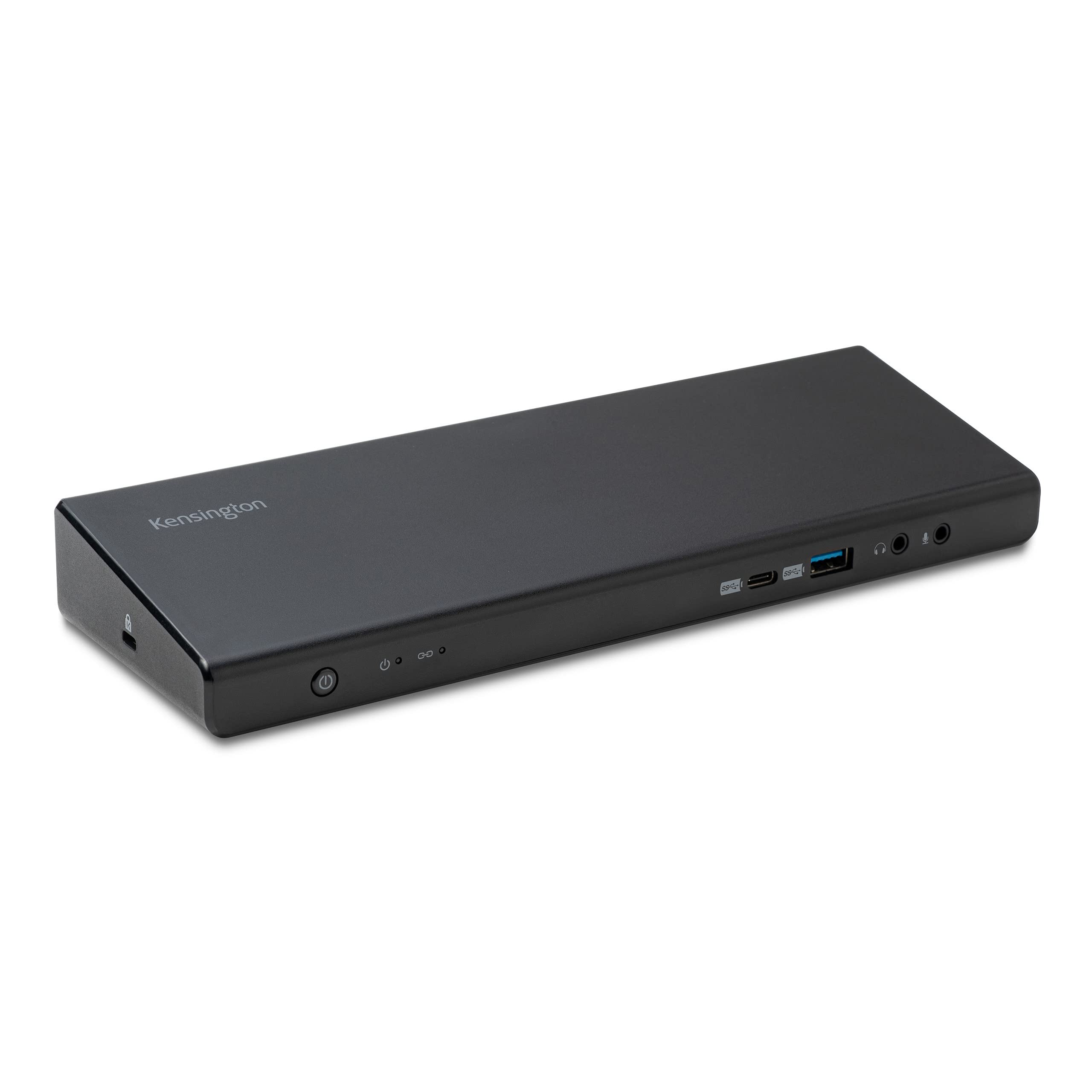 Kensington SD4750P USB-C & USB 3.0 Dual 4K Docking Station - Laptop Dock for Home Office with Dual Monitor Support, Fast Charging & Multiple Ports - Perfect for Remote Work, Video Conferencing & Multi-Tasking