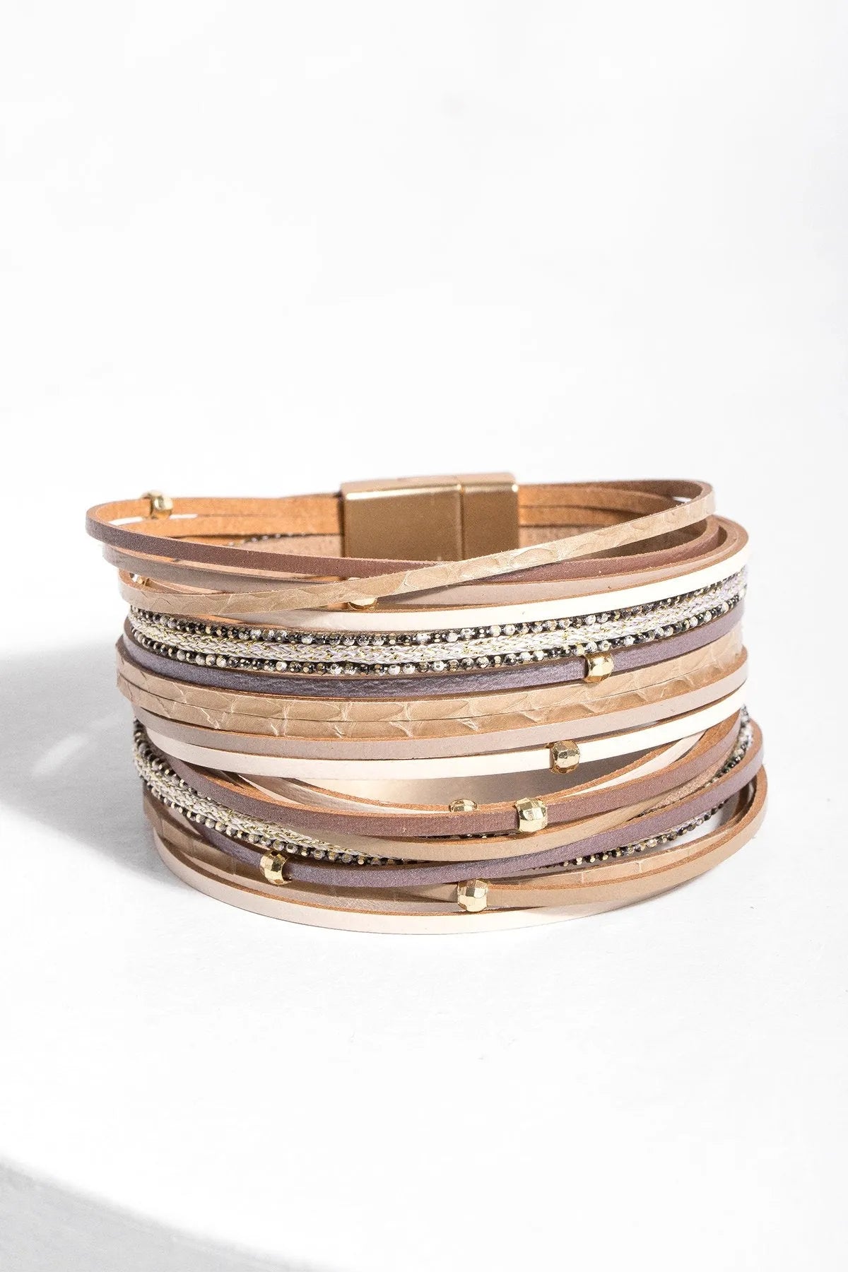 Stylish Multi Strand Leather Bracelet for Women & Men - Trendy Handmade Bracelet for Casual & Formal Wear - Perfect Gift for Any Occasion