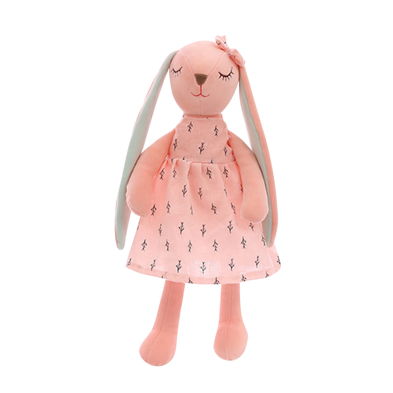 Cute Easter Bunny Doll with Long Ears - Soft Stuffed Rabbit Decor for Home, Party & Gifts