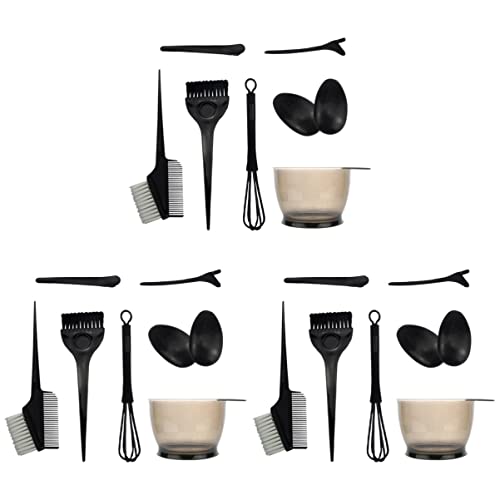 KALLORY 24-Piece Professional Hair Coloring Kit - Hair Dye Bowl, Brushes & Styling Tools Set for Salon & Home Use - Perfect for DIY Hair Coloring, Highlights & Styling