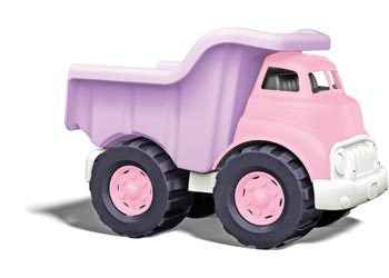 Green Toys Dump Truck - Eco-Friendly Pink Toy for Kids, Perfect for Sandbox Play & Outdoor Fun | Safe, BPA-Free Plastic Construction Vehicle for Toddlers & Preschoolers