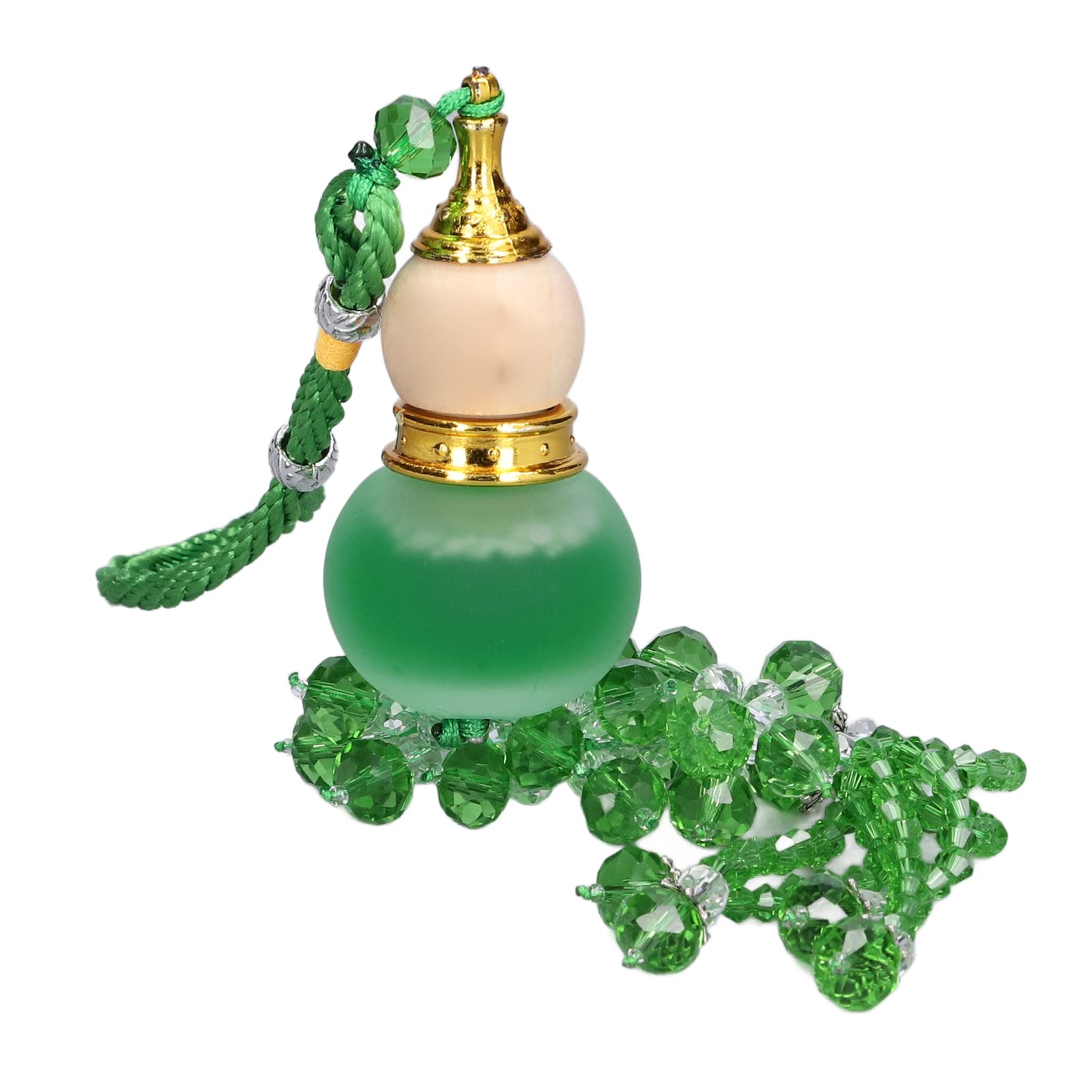 Premium Car Perfume Pendant - Elegant Hanging Air Freshener for Vehicles with Refillable Scent, Stylish Interior Decor & Unique Gift Idea (Green) | Perfect for Cars, SUVs, Office Spaces & Home Fragrance