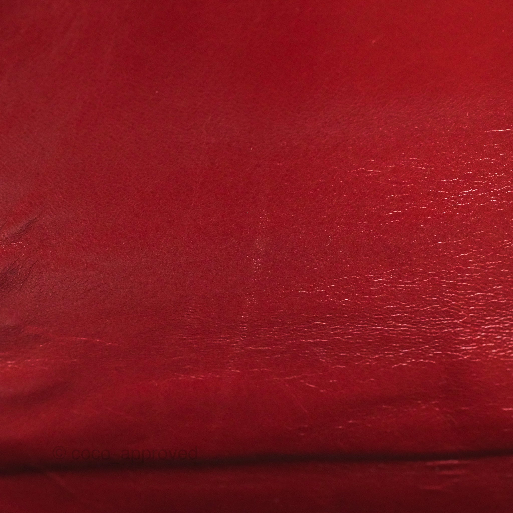 Chanel CC Flap Shoulder Bag in Dark Red Crumpled Leather with Silver Hardware - Luxury Crossbody Bag for Women, Perfect for Date Night & Evening Events