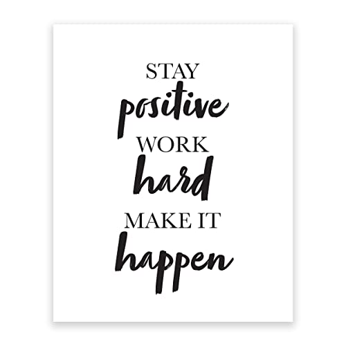 Motivational Wall Art & Inspirational Office Posters - Modern Business Wall Decor for Office, Home & Workspace | Boost Productivity & Positivity