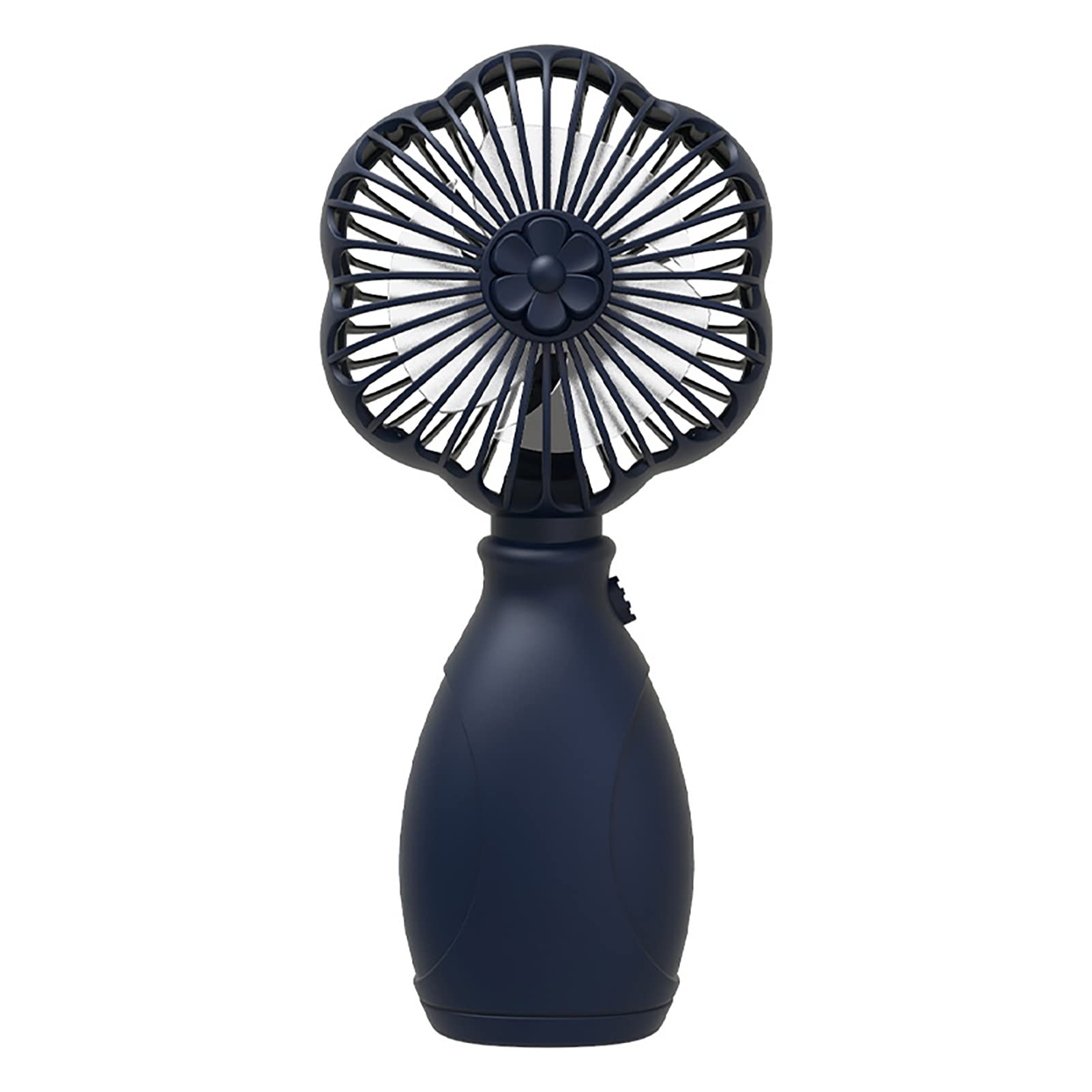 Powerful USB Rechargeable Portable Table Fan for Students - Dark Blue | Compact Travel Fan for Dorm, Office & Outdoor Use