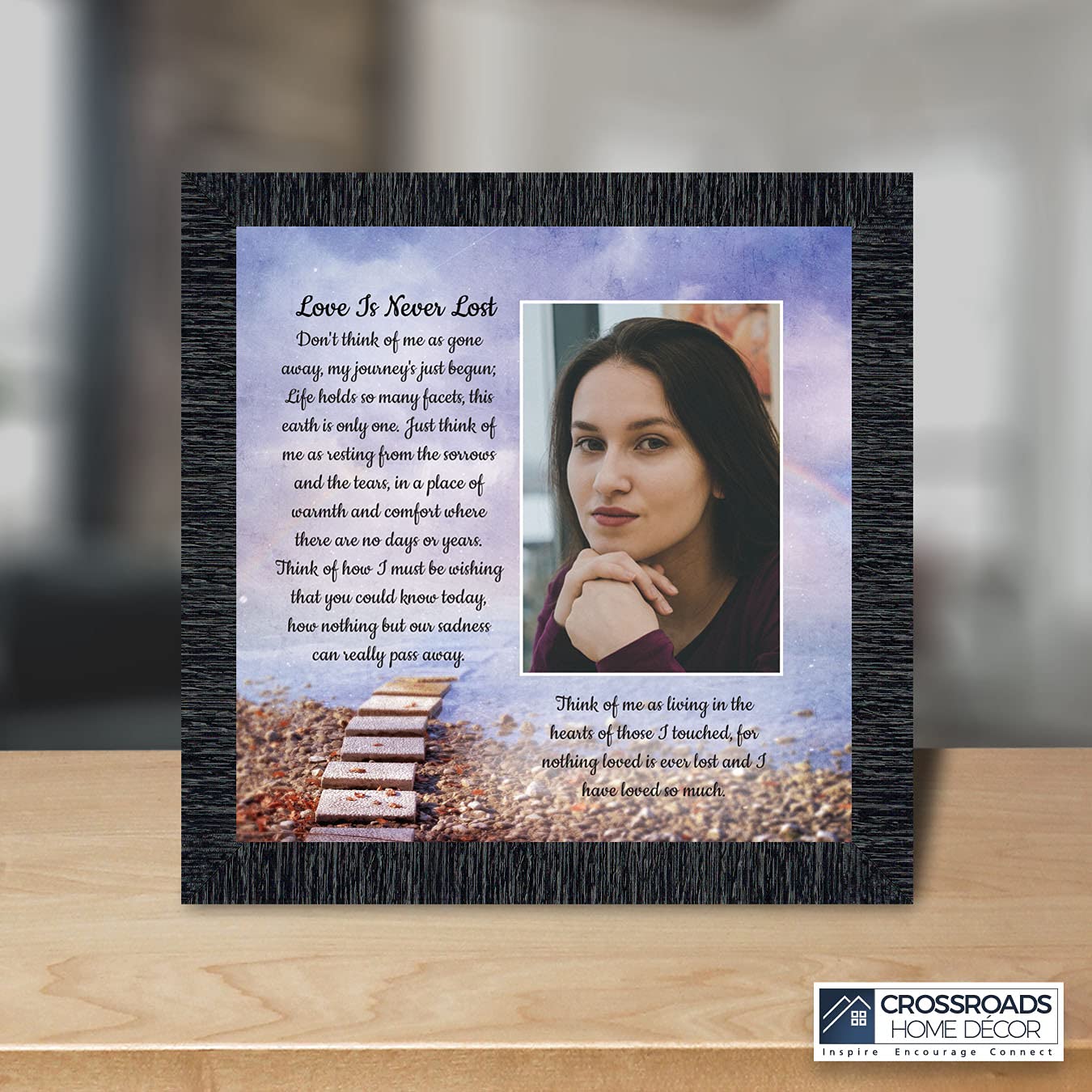 Sympathy Photo Frames - Memorial Picture Frames for Home Décor & Gifts - Perfect for Condolence Gifts & Wall Memorials