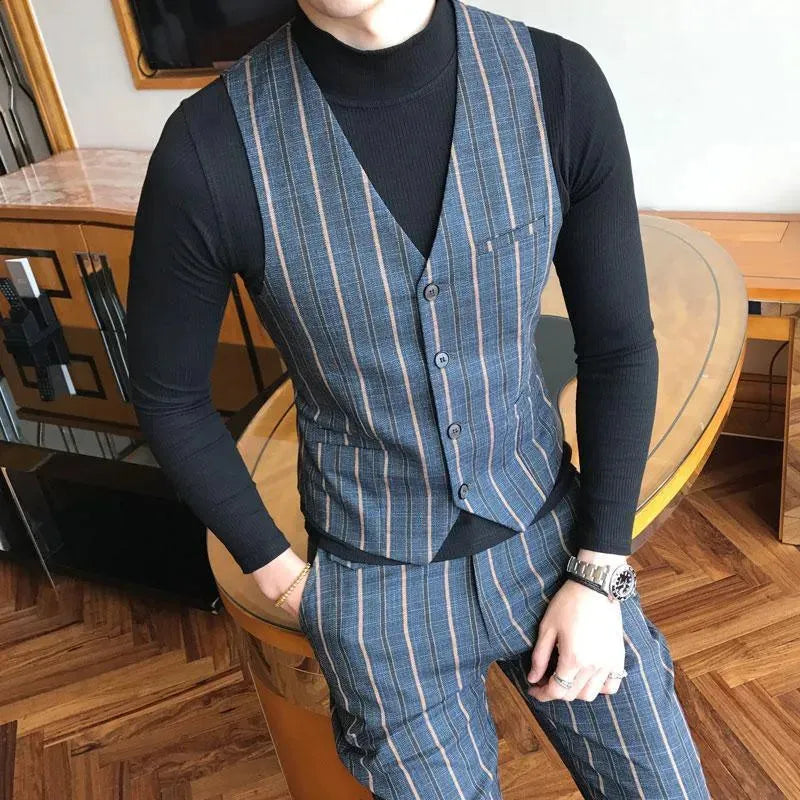 Grint Three Piece Suit for Men - Premium Business Formal Wear | Perfect for Weddings, Office Meetings & Special Occasions