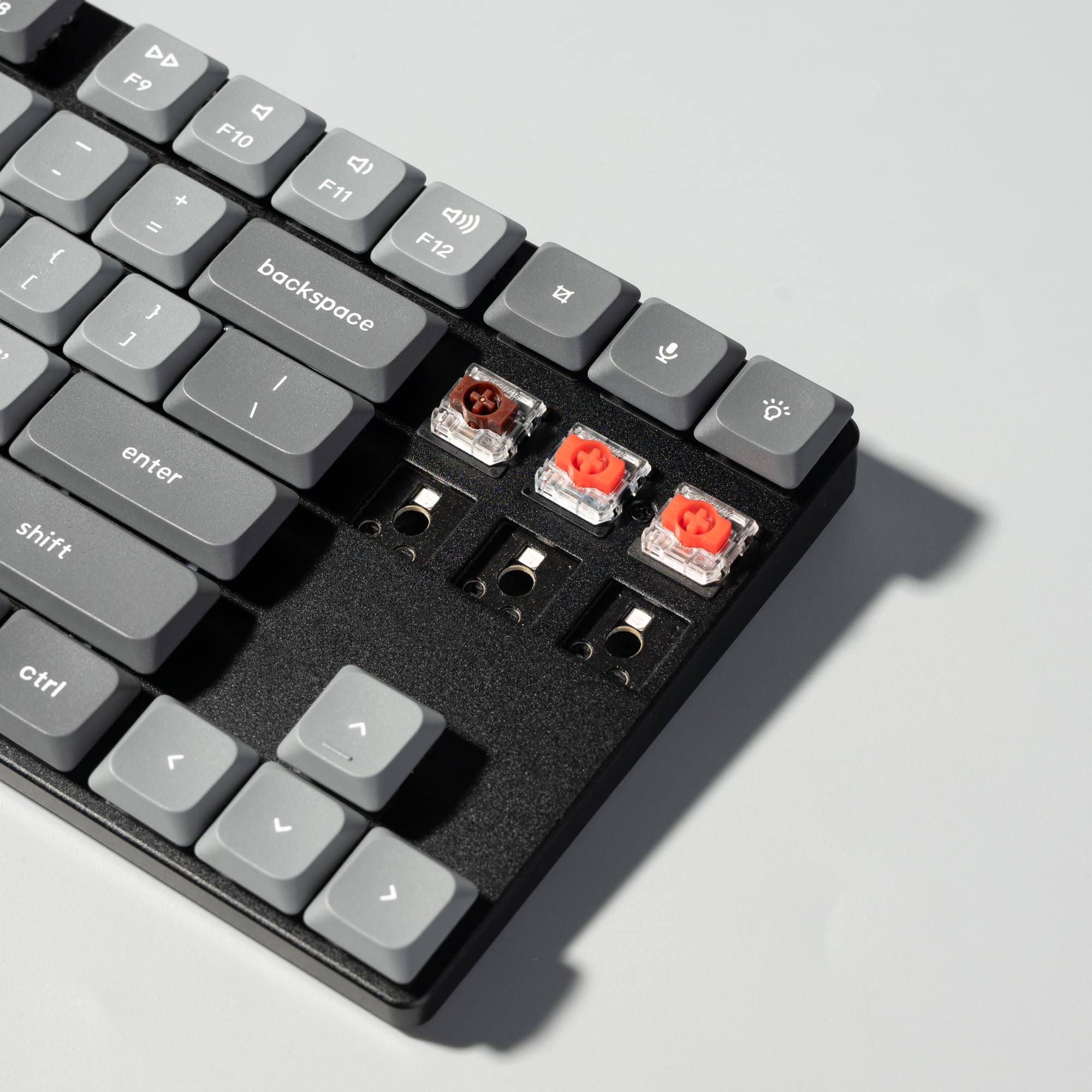 Keychron K1 Max Ultra-Slim Wireless Mechanical Keyboard - Bluetooth/USB Wired, QMK/VIA Programmable, Hot-Swappable TKL Layout with RGB Backlight, Low-Profile Gateron Brown Switches - Perfect for Office, Gaming & Typing