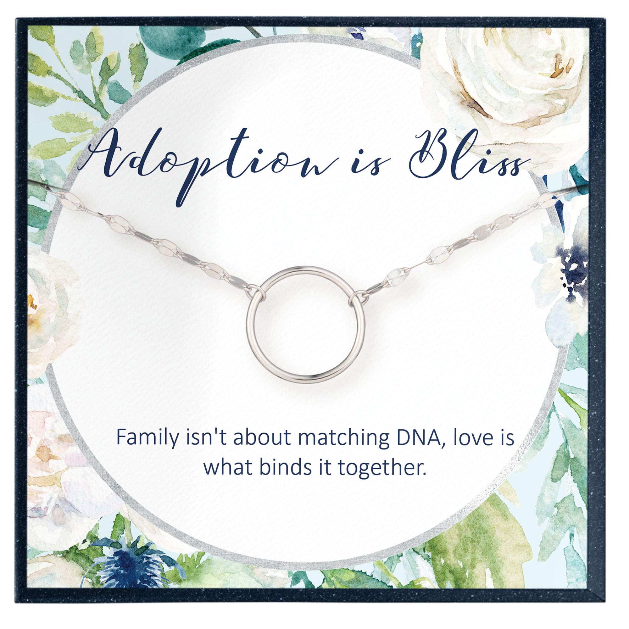 Adoption Bracelet for Mom - Meaningful Gift for Adoptive Mothers, Parents & Children - Engraved Jewelry for Unbiological Families | Perfect for Adoption Day, Mother's Day & Family Celebrations