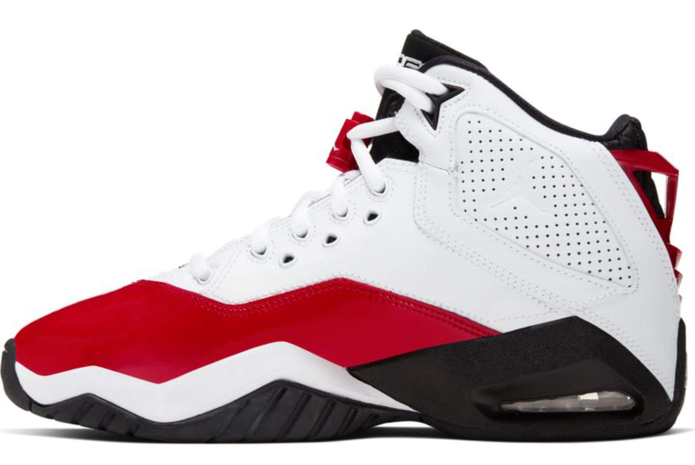 Jordan B'loyal GS Big Kids Basketball Shoes - Size 5 White/Gym Red-Black | High-Performance Sneakers for Youth Basketball & Casual Wear | CK1425-106