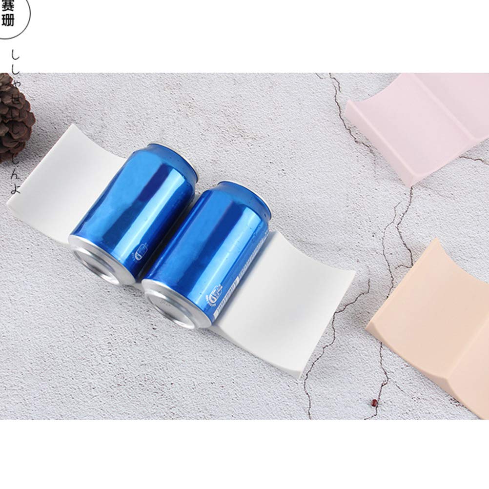 DOITOOL Stackable Silicone Water Bottle & Wine Glass Holder Mat - Non-Slip Can Rack Organizer for Tabletop, Cupboard, Bar Display (Perfect for Home, Office, Restaurant Use)